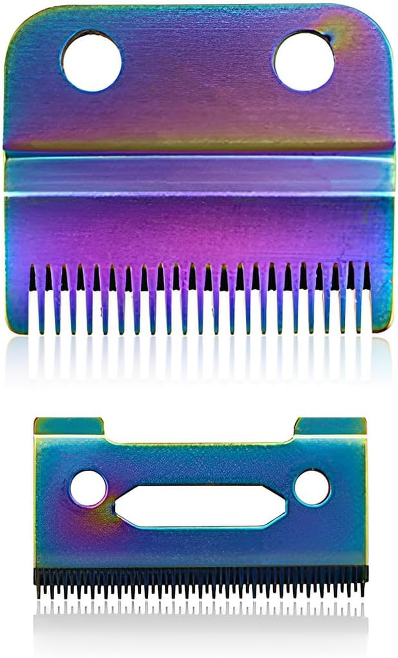 ARHZ Set of 2 Stainless Steel Hair Clippers 2-Hole Replacement Blade for Hair Trimmer Clipper Accessories for Wahl 808/8148/8504/1919/2241/2240/8591 (Colour) image number 3