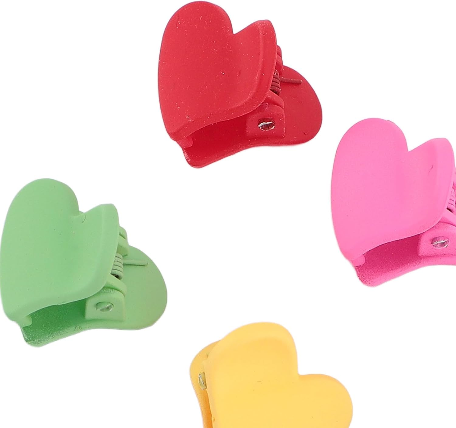 100Pcs Mini Claw Clips, Heart Shape Tiny Cute Hairpin Hair, Accessories Children Colorful Hair Clamps for Your Child'S Daily and Special Situation Styling Needs image number 6