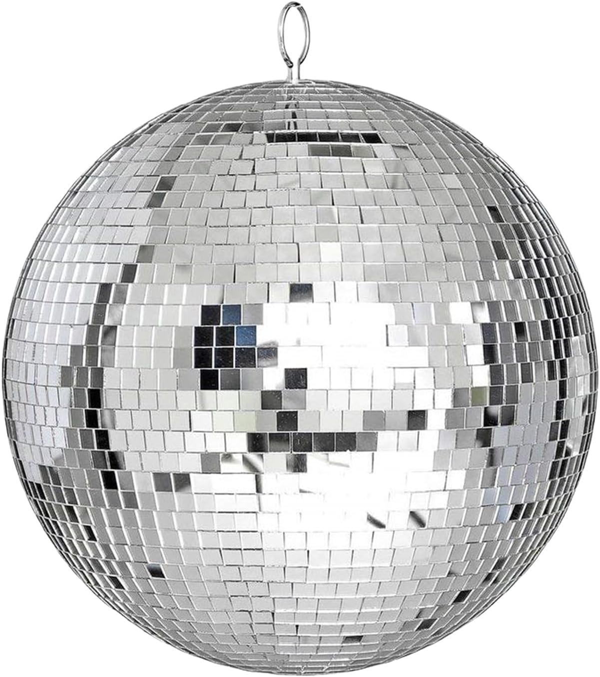 Alytimes Mirror Disco Ball - 8-Inch Cool and Fun Silver Hanging Party Disco Ball &ndash;Big Party Decorations, Party Design image number 6