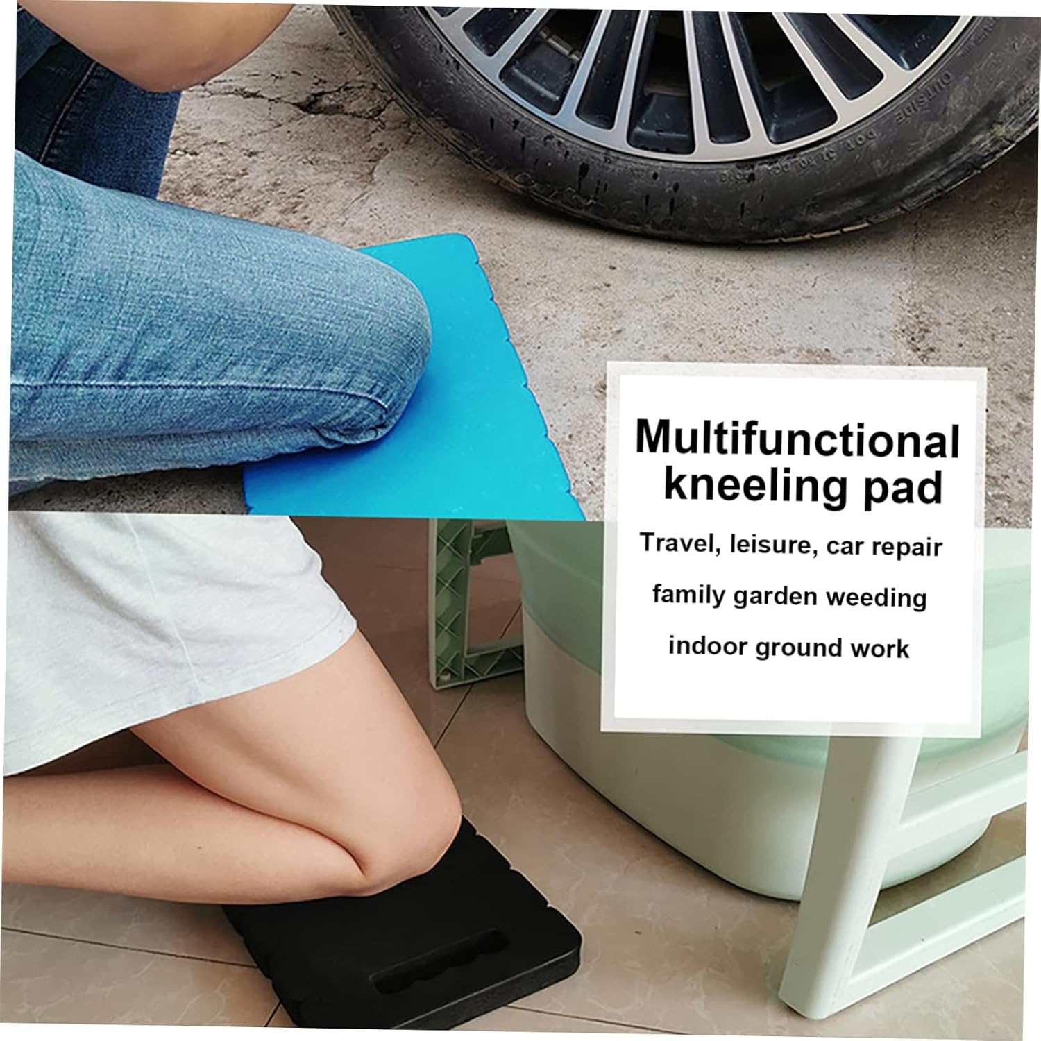 BESPORTBLE 2Pcs Thick Kneeling Pad Kneeler Cushion for Garden Garage Gardening Seat Cushion Kneeler Pad Comfortable Kneeling Mat for Outdoor Use image number 3