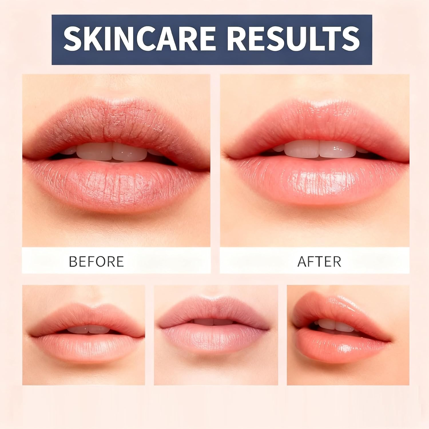 Neck Calcium Volume Multi Balm, anti Aging Firming Skincare Stick, Wrinkle & Firming Eye Cream, Balm with Multi Collagen, Calcium Collagen Wand, Moisturing Stick for Eyes, Lips Skin Care (8PCS) - 4Pcs image number 5