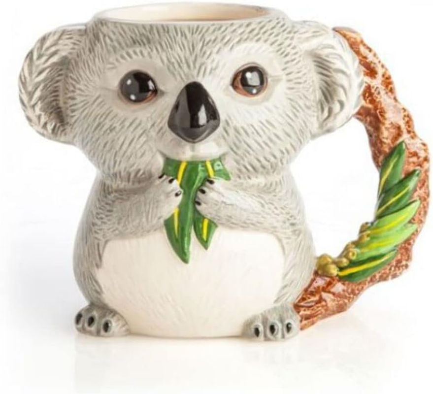 Outback Mates Outback Mates Koala 3D Ceramic Mug Ceramic Mug, Grey, QE-CM_K image number 1