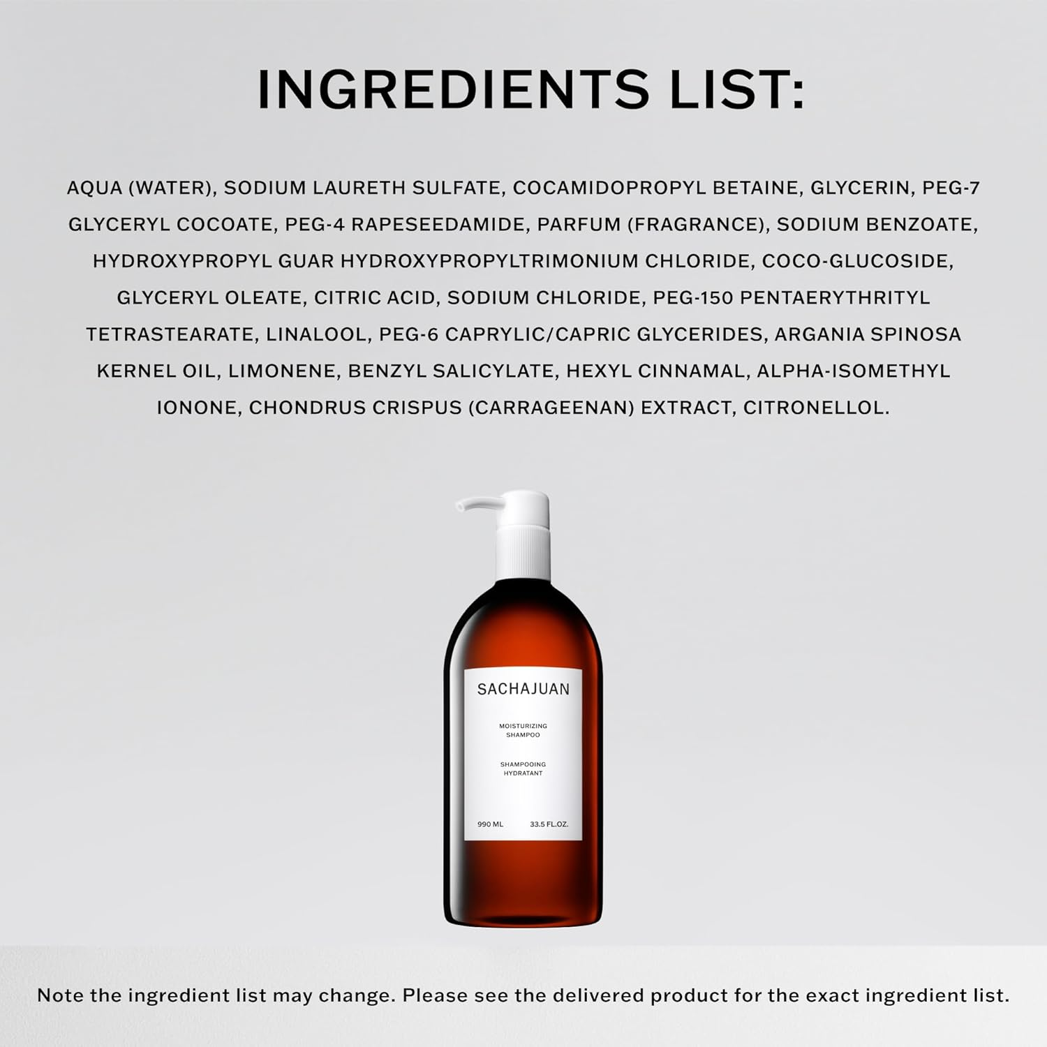 SACHAJUAN - Moisturising Shampoo 990 Ml image number 4