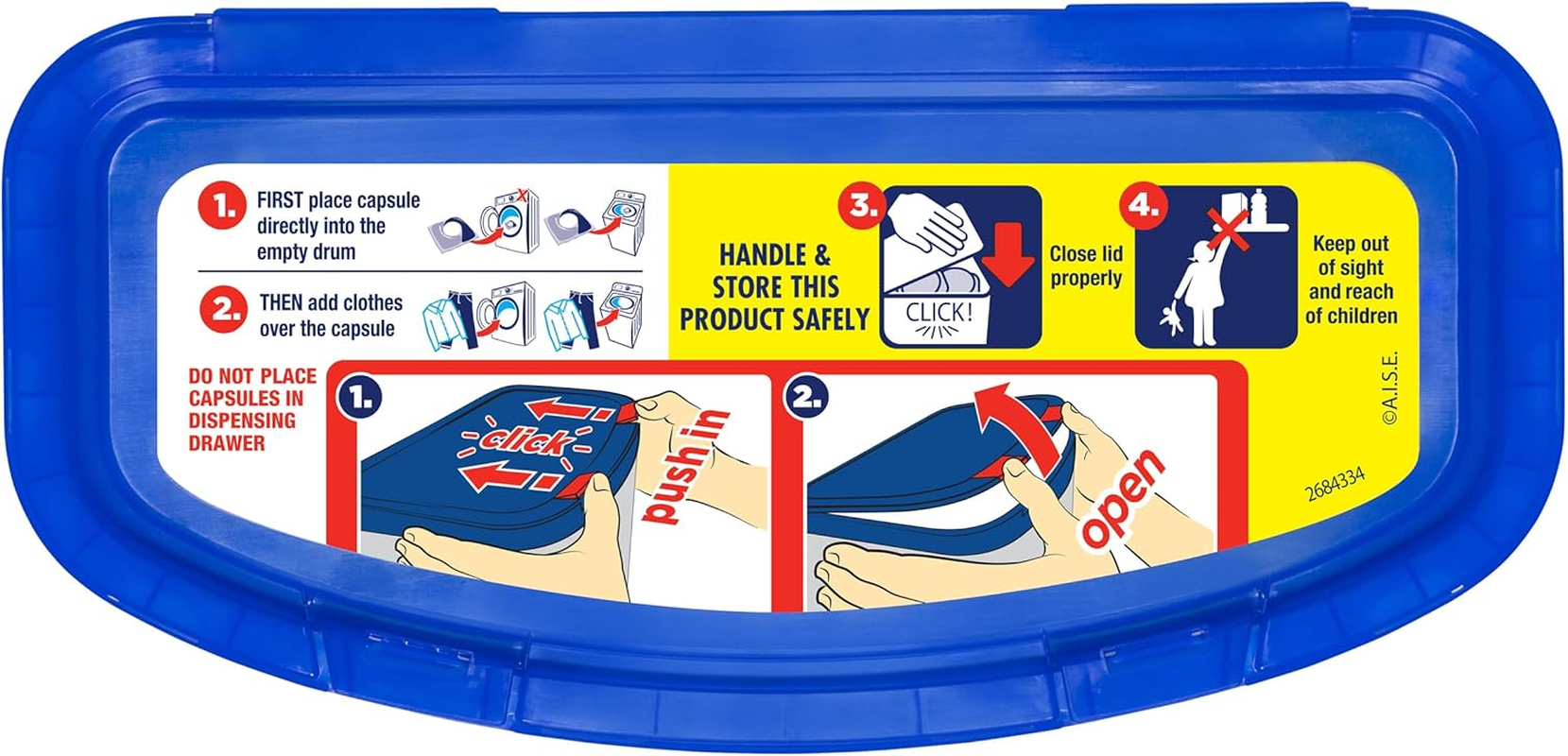 Cold Power Advanced Clean Triple Laundry Detergent 26 Capsules 364 G image number 5