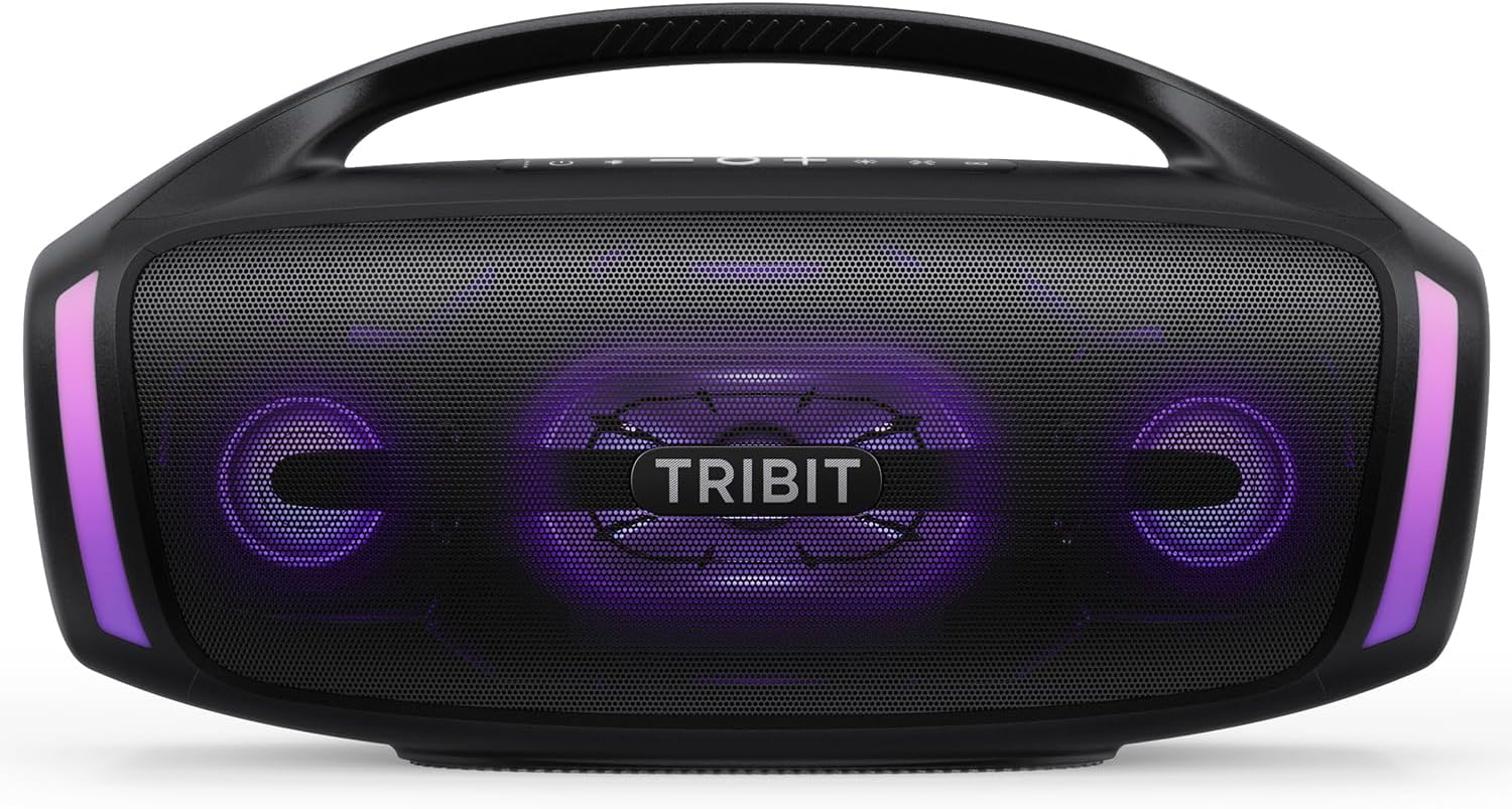 TRIBIT Stormbox Blast 2 Bluetooth Speaker, 200W Portable Speaker with Subwoofer,Xbass,Led Lights,Bluetooth 5.4,Ip67,Custom EQ,30H Playtime,Karaoke Function-Perfect for Outdoor Party/Garden/Beach image number 6