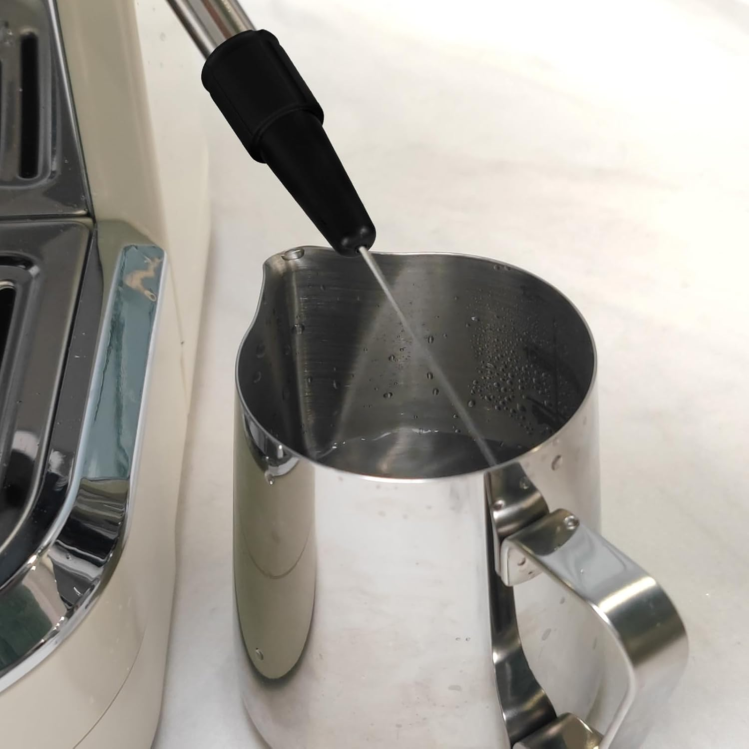 DOITOOL Nozzle for Coffee Machines Coffee Makers Nozzle Replacement Part Convenient Foaming Stainless Steel Steam Wand Tip Compatible with Models Home Use Espresso Machine Accessory image number 5