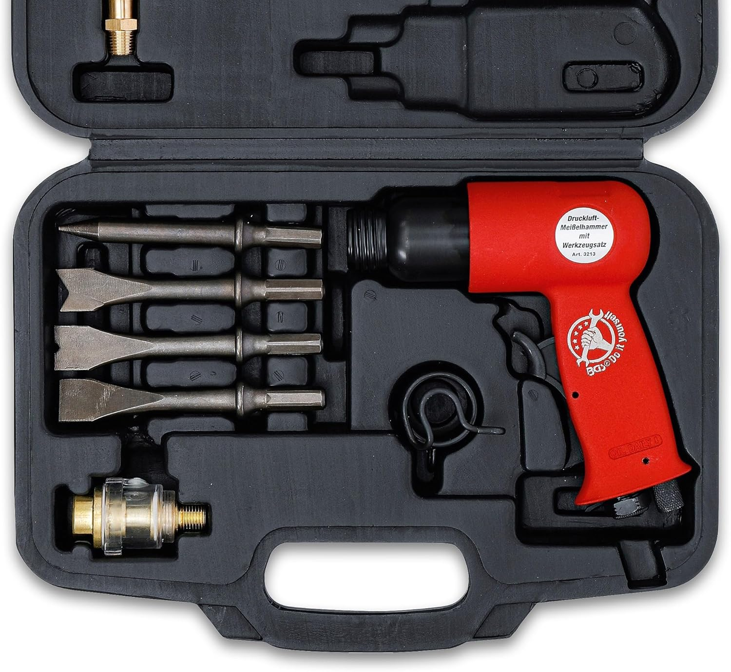 Kraftmann 3213 | Air Hammer Chisel Set | 8 Pcs. image number 3