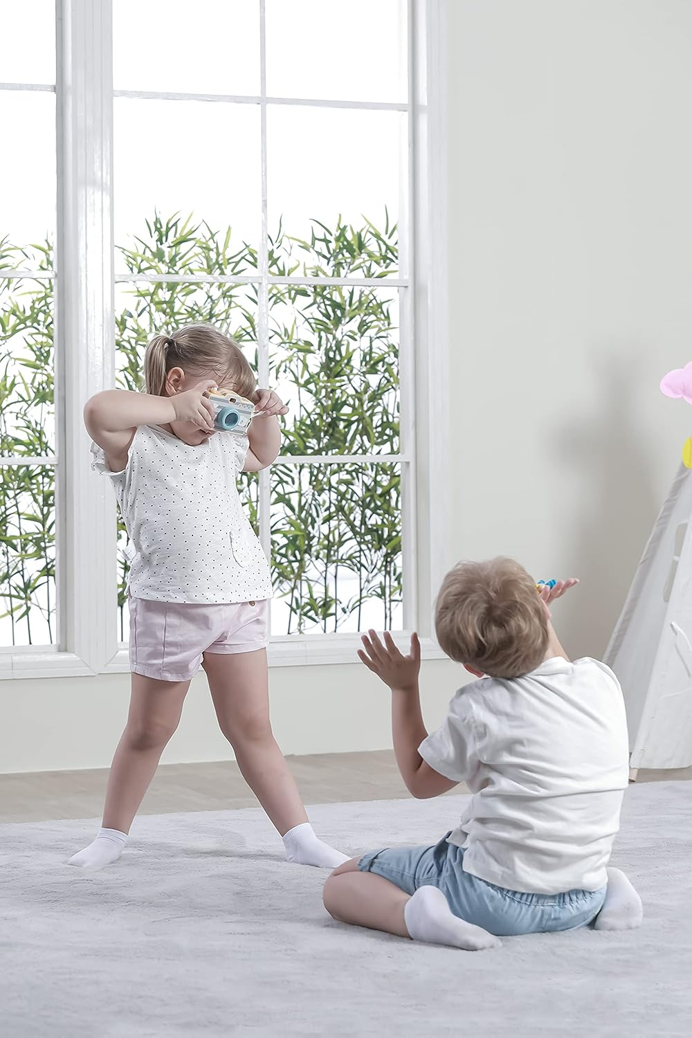 Viga Polarb Wooden Camera Toy image number 4