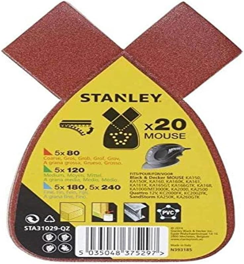 STANLEY STA31029-QZ Sanding Sheets