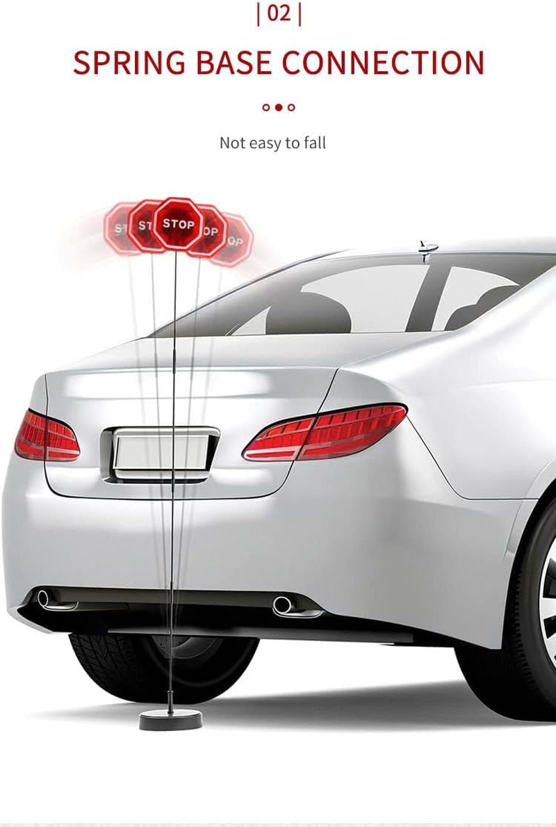 JCQMZB Smart LED Parking Stop Sign, Home Garage Indicator Light, Parking Assistant Flashing Signal Light TCTX001