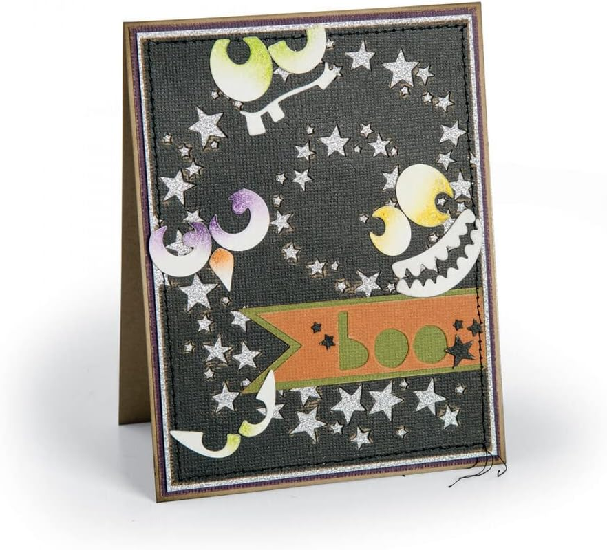 Sizzix Thinlits Dies Swirling Stars by Tim Holtz, 9-Pack, One Size, Multicolor - 663095 image number 1