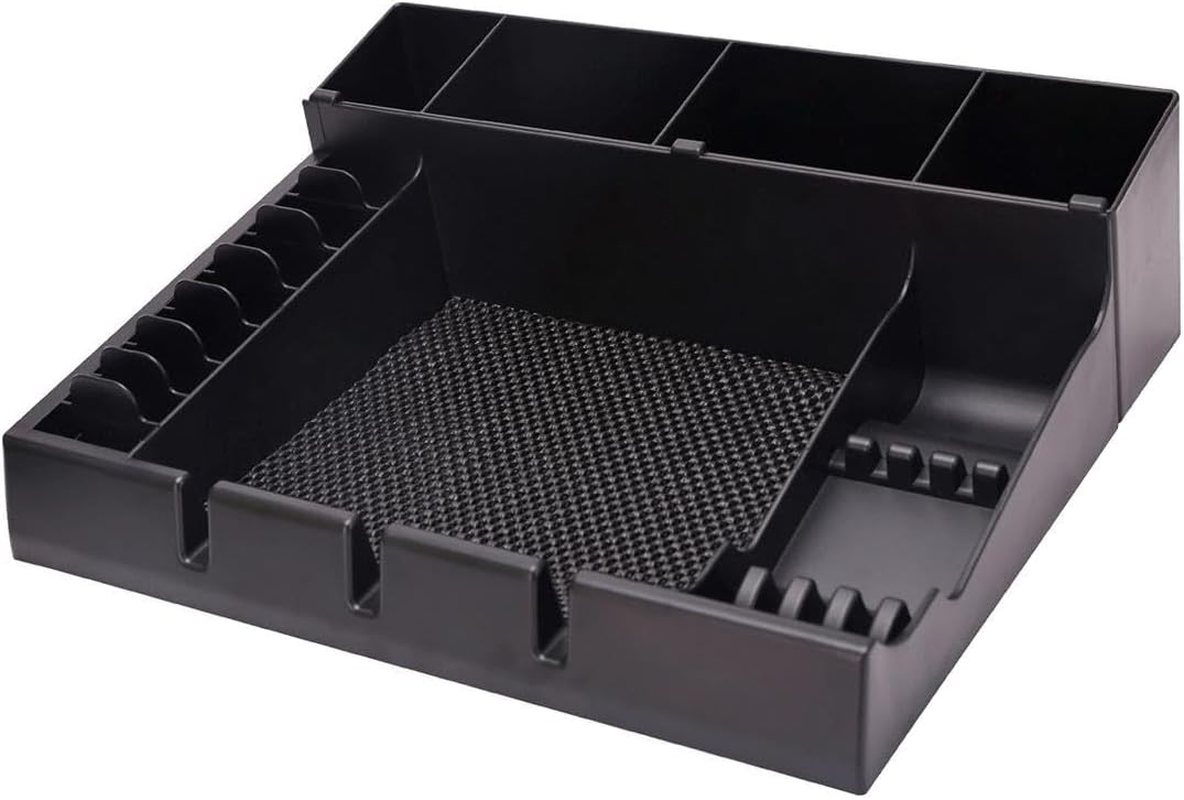 Amagogo Barber Clipper Tray Cosmetic Storage Box Wear Resistant Detachable Professional Hairdressing Tool Holder Hair Trimmer Holder for Stylist image number 3