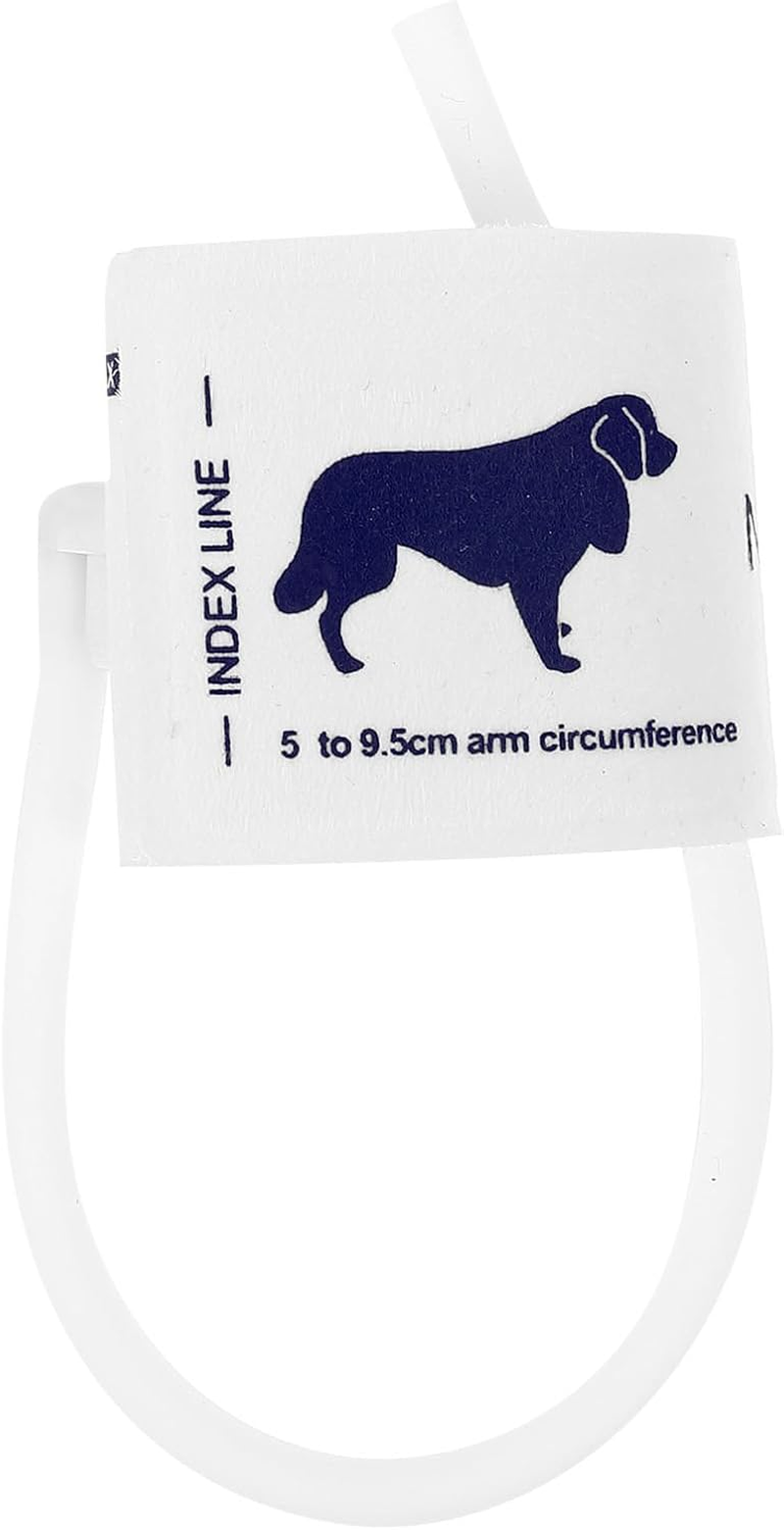 Partykindom Blood Pressure Cuff for Animals, Non-Woven Fabric, Soft, Comfortable, Safe for Monitoring the Blood Pressure of Cats, Dogs and Other Pets, Easy to Use, Practical for Veterinary Medicine image number 3