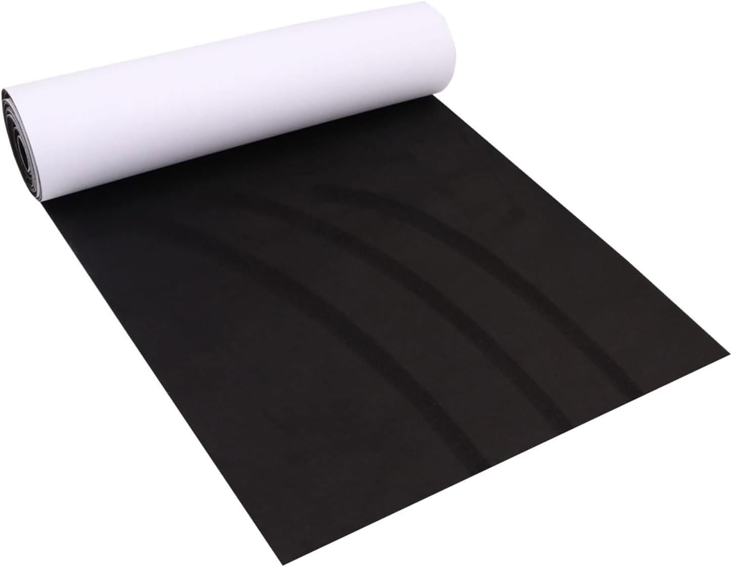 Microfiber Self-Adhesive Fabric Black Vinyl Wrap for Car Interior Decoration, Faux Suede Design, Durable and Easy to Apply, Compatible with Various Car Seats and Panels &ndash; Unron image number 5