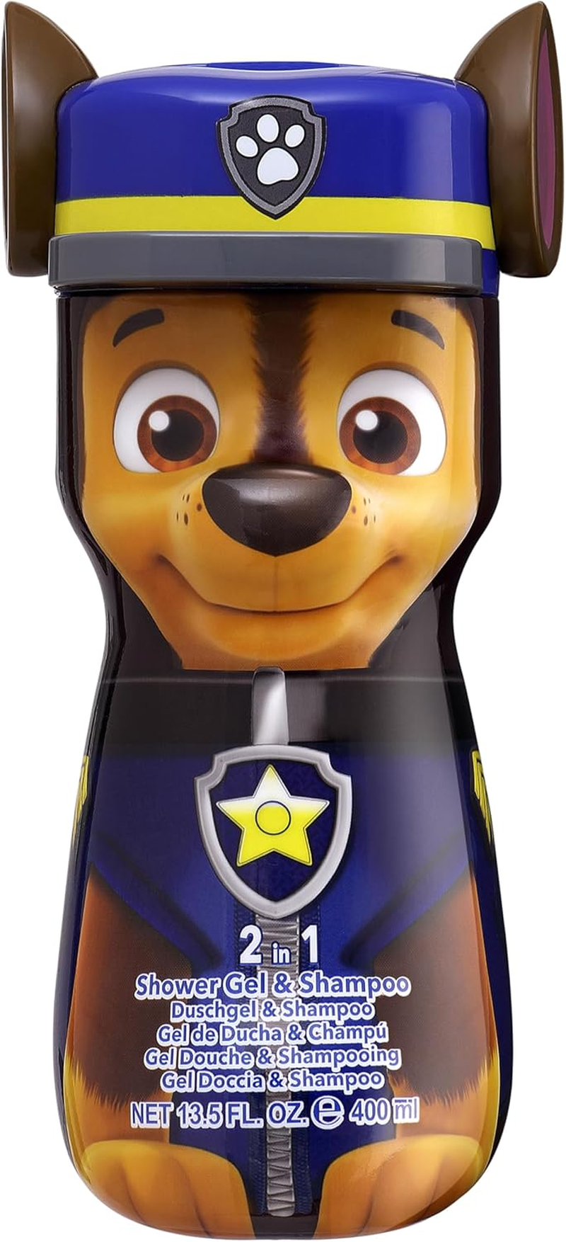 Paw Patrol 2-In-1 Shower Gel and Shampoo, Natural, Vegan and FSC Approved Shower Gel and Shampoo for Kids, 400 Ml image number 4