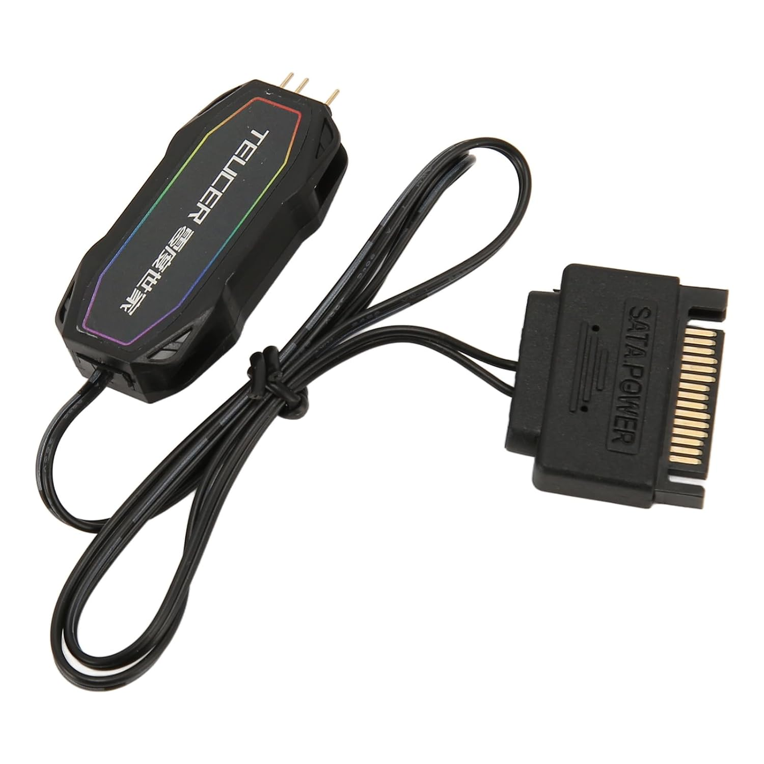 EVGATSAUTO Mini ARGB PC Fans Controller, Power Supply Self Adjusting Speed Brightness for Computer Chassis ARGB Lighting image number 4