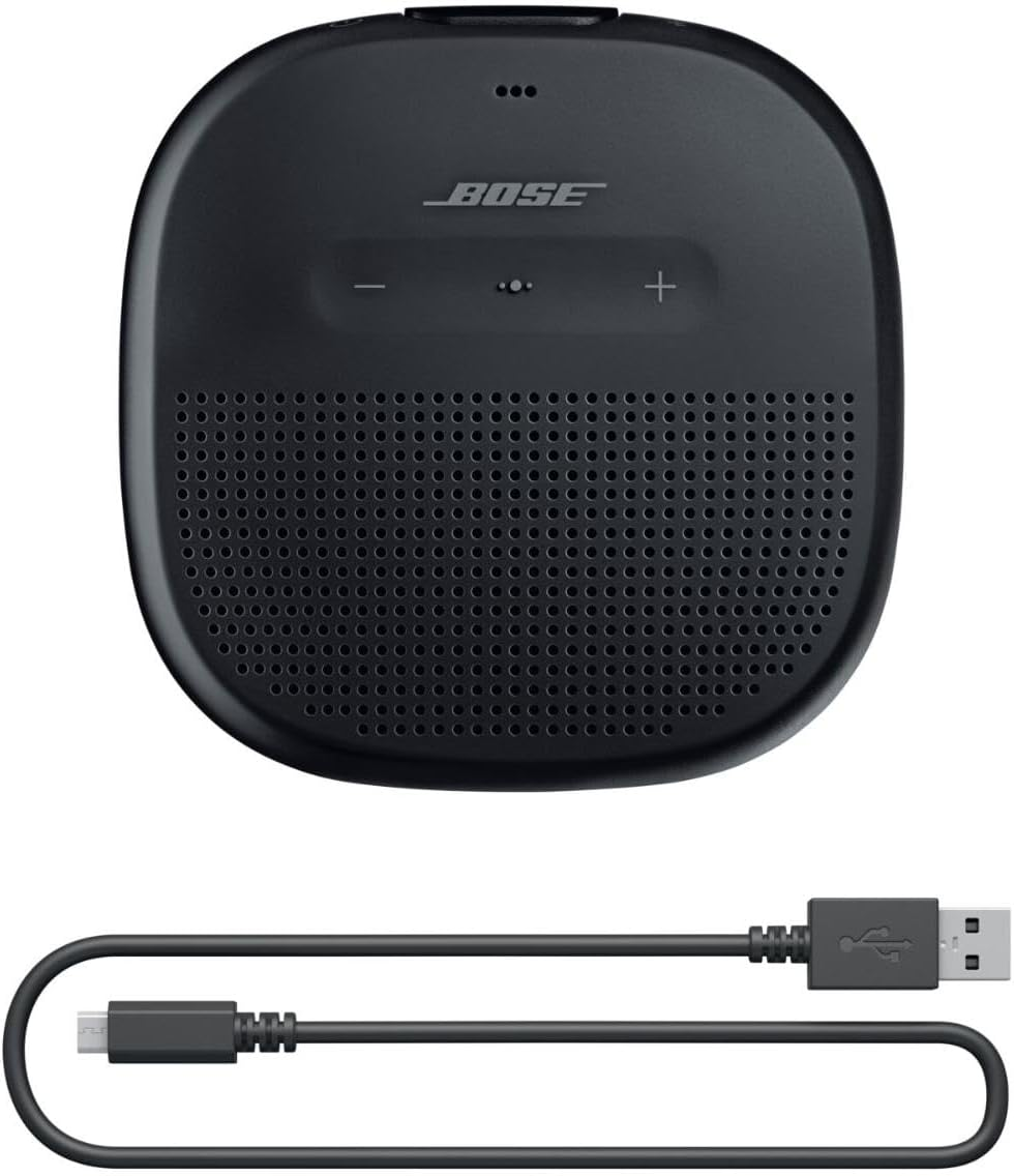 Bose Soundlink Micro: Small Portable Bluetooth Speaker (Waterproof), Black