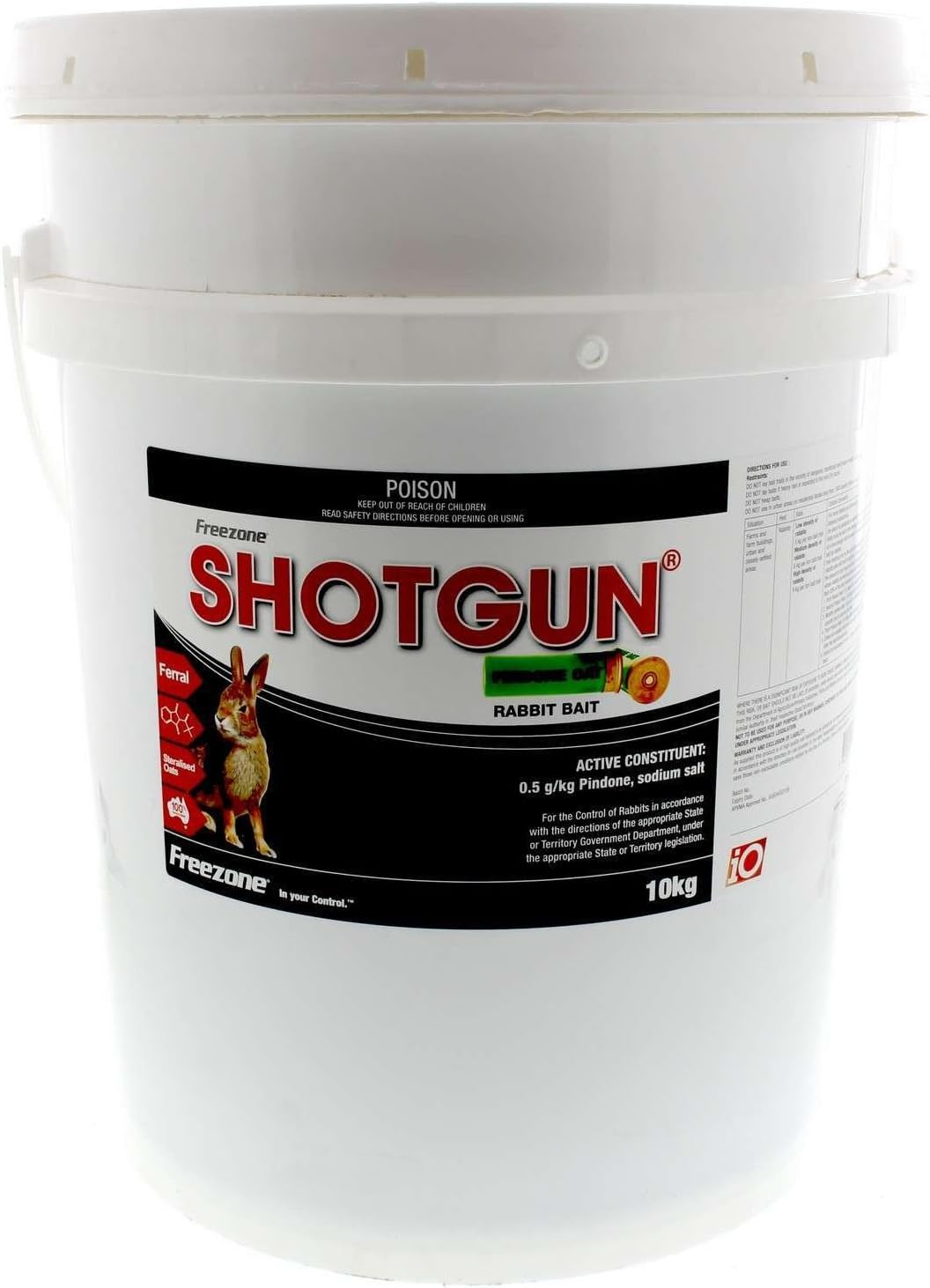Shotgun Pindone Oat Rabbit Bait Oatbait Freezone 10Kg Anticoagulant Oat Poison image number 3