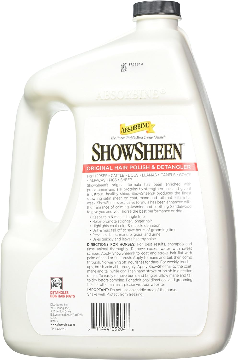 Absorbine Showsheen Hair Polish One Gallon image number 1