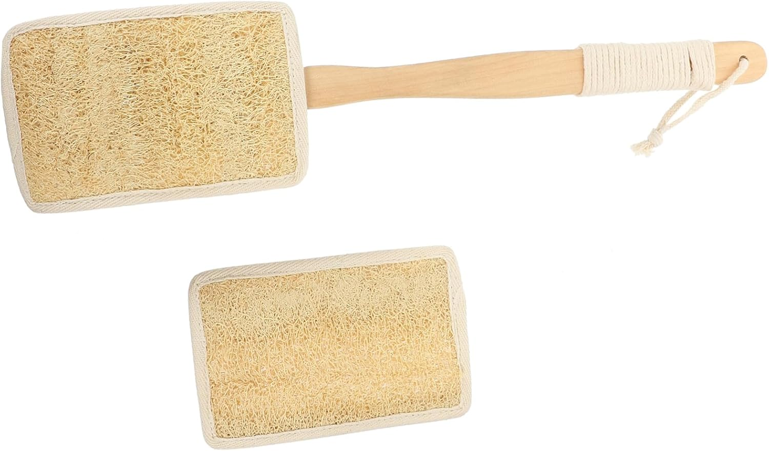 EXAOMBLE 1Set Exfoliating Back Scrubber Handle Multi-Function Body Bath Brush for Shower Gentle Skin Cleaner for Daily Use Bathing Tool for Men and Women image number 3