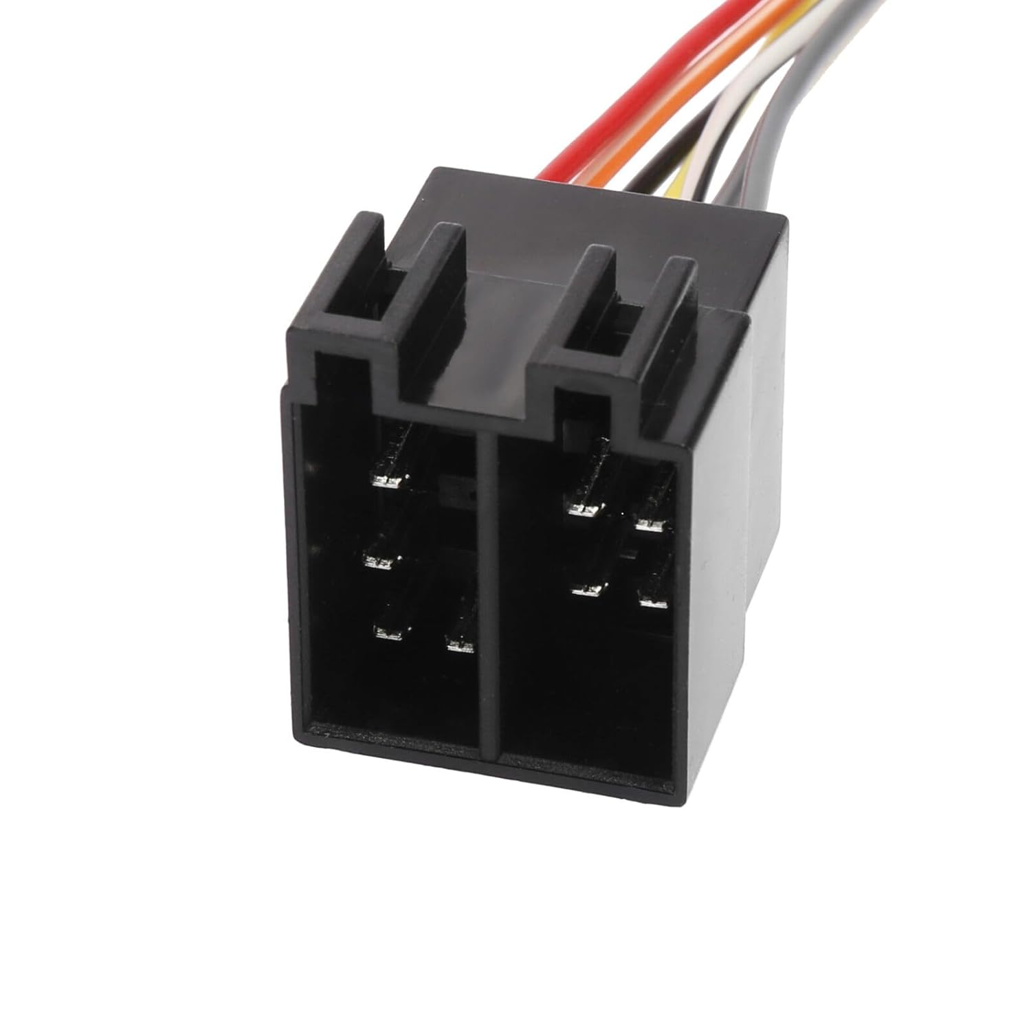 70-1787 Car Stereo Radio Wiring Harness Amplifier Integration Wire Adapter Plug for Audi Porsche, for Volkswagen Install Aftermarket Radio CD Player Receiver Connector image number 2