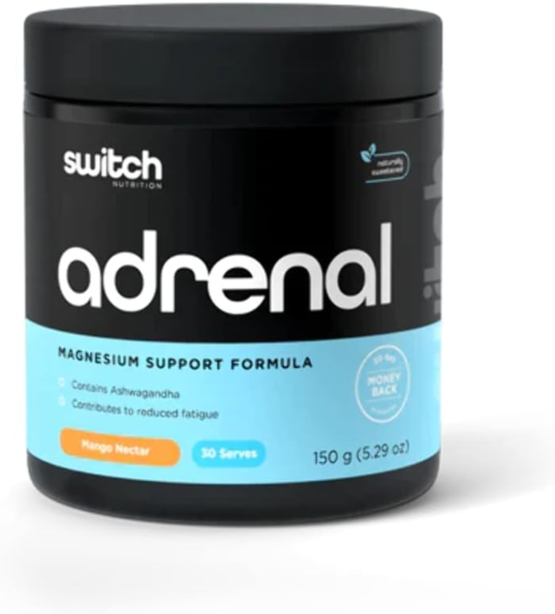 Switch Nutrition Adrenal Switch Mango Nectar Magnesium Support Formula 360 G, Yellow image number 2