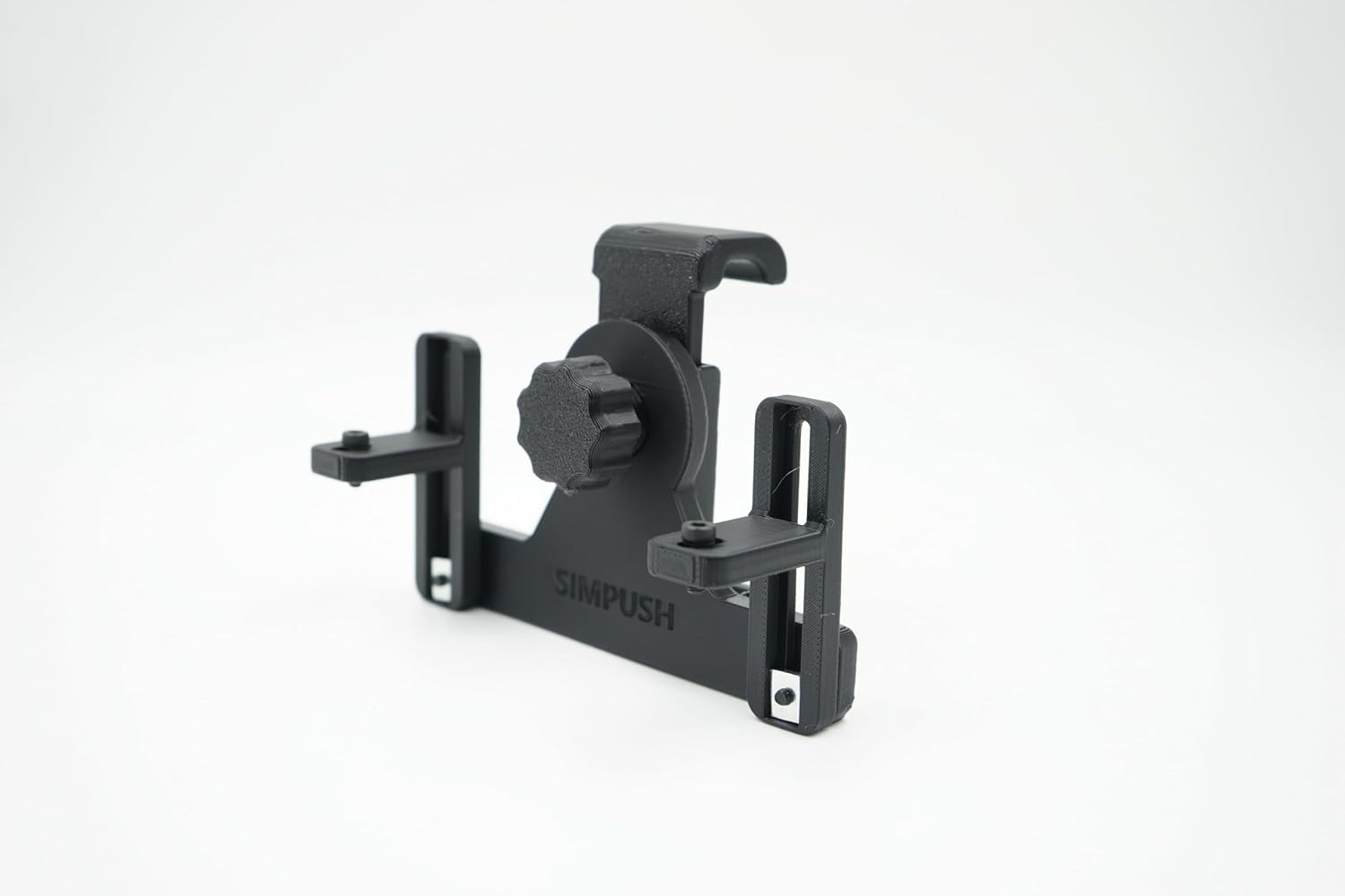 SIMPUSH Universal Adjustable Phone Holder Mount Stand Compatible with MOZA R5 R3 R9 R12 Base - Sturdy Clamp, Easy Install