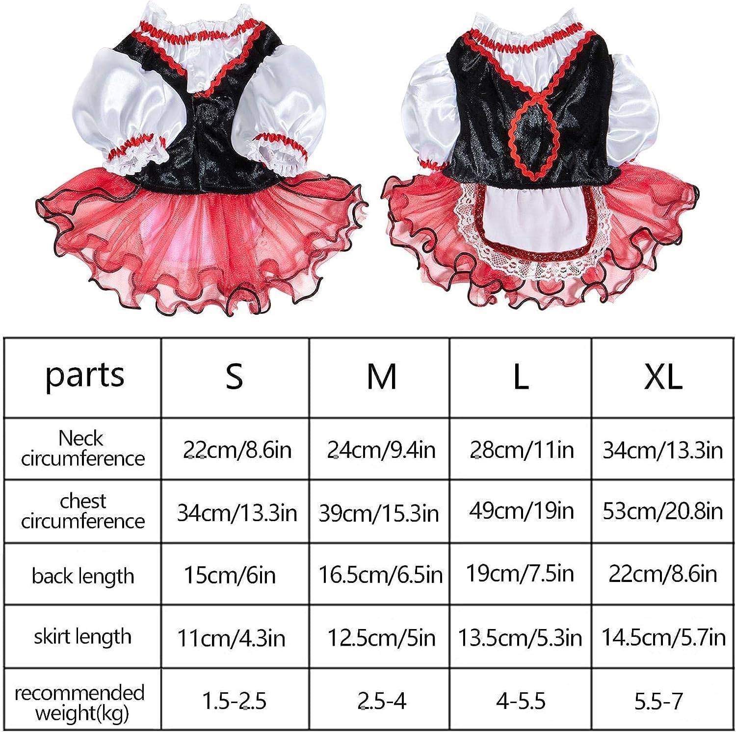 Girl Dog Dress | Mesh Dresses for Puppies | Delicate Workmanship Cute Doggie Dress Dog Apparel for Small Dogs image number 2