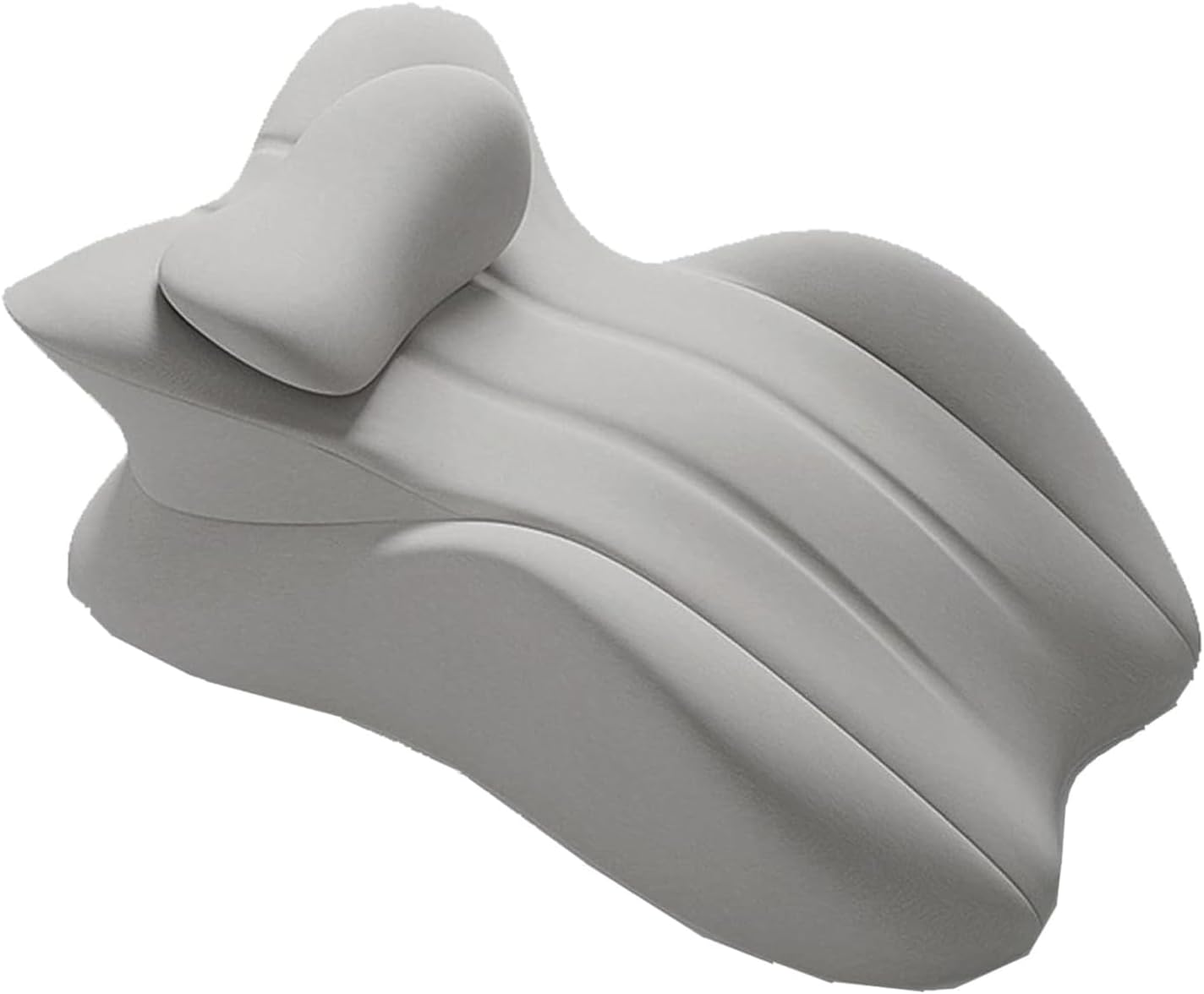 Quintin Butt Cushion for Couples, Low-Profile Design Couples Pillow for Intimacy, Wedge Pillow Memory Foam, Recovers after Impact, Provides Intimacy Support (Grey) image number 1