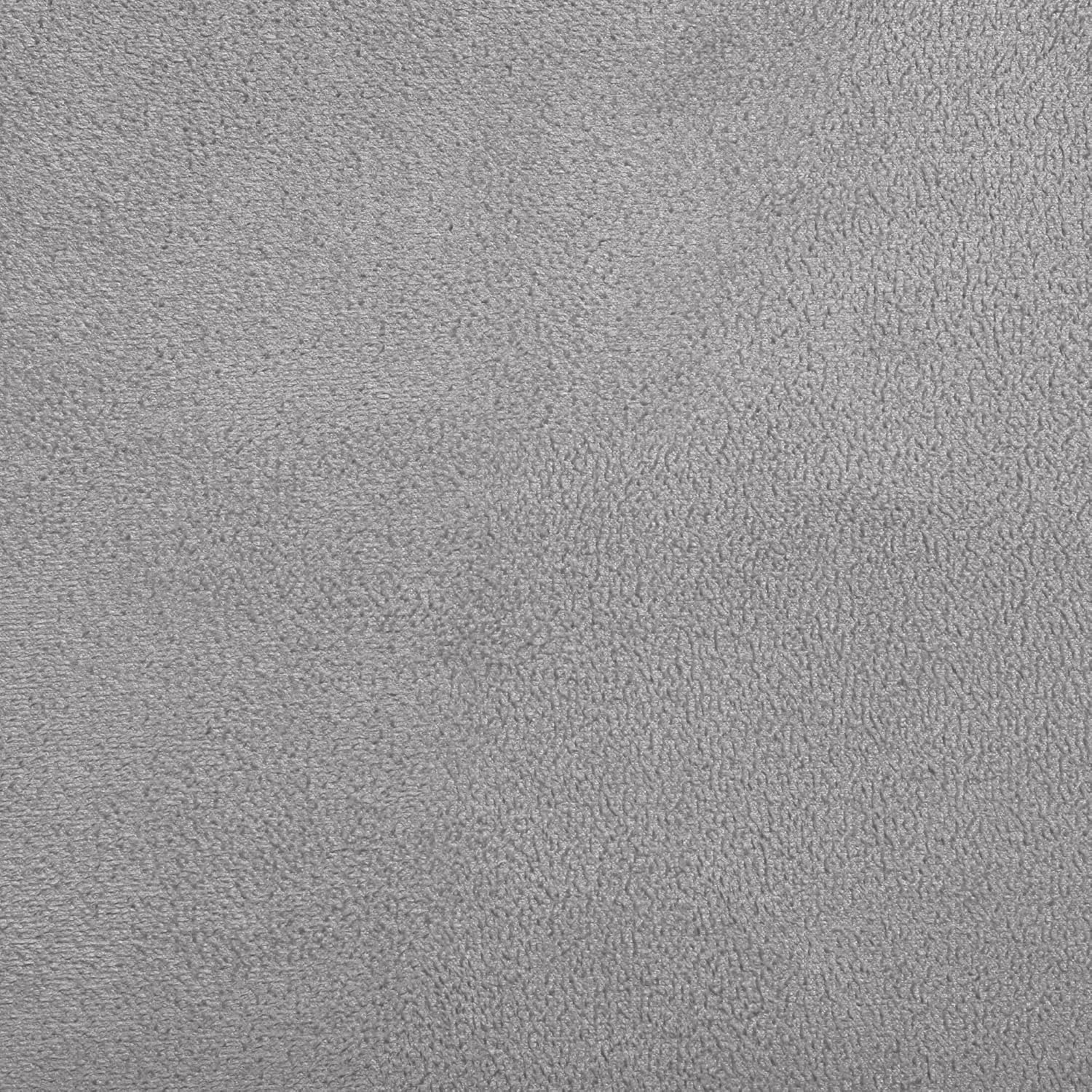 Sherwood Home Premium Faux Suede Eco-Friendly Durable Luxuriously Smooth to Touch Stretchable and Easy to Maintain Fabric Easy to Install Anti-Slip Dining Chair Cover Protector (1 Seater) - Silver - Charcoal image number 4