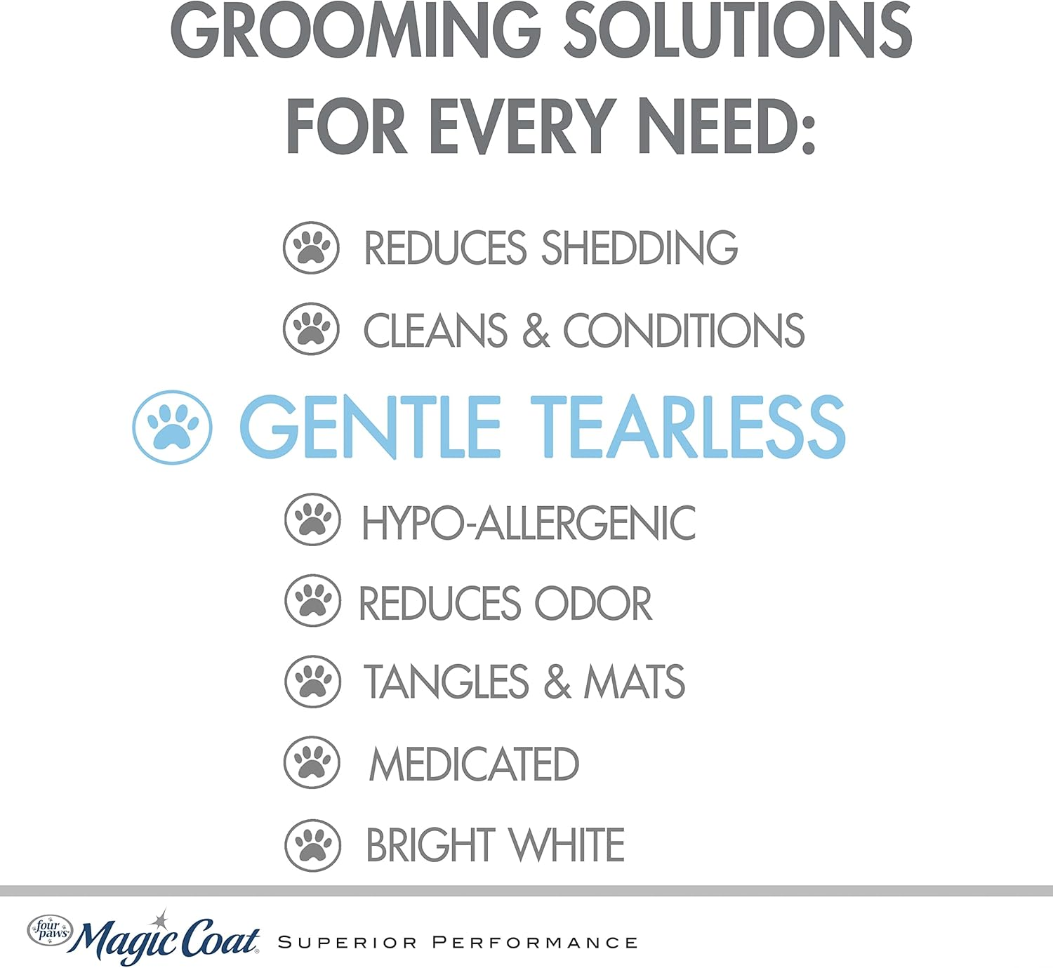 Four Paws Magic Coat Gentle Dog Grooming Shampoo, 16Oz(Packaging May Vary) image number 3