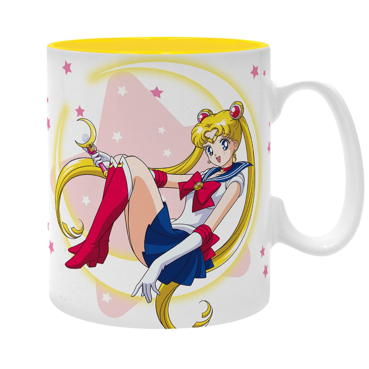 ABYSTYLE Sailor Moon Ceramic Novelty Coffee & Tea 460Ml / 16.2Oz Mug | Sailor Moon Mug | Coffee Mug | Sailor Moon Merchandise | Sailor Moon Gifts image number 3