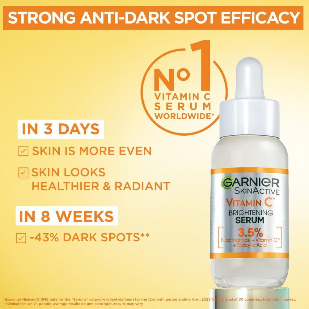 6X Garnier Vitamin C Brightening Serum 30Ml