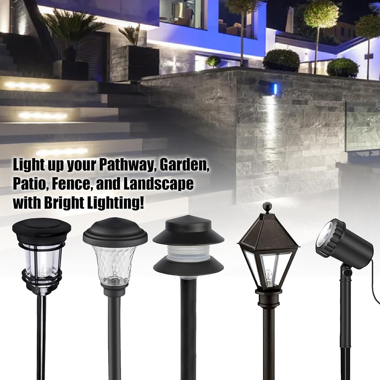 Kitnish Landscape Bulb，5W 12V T10 Wedge Led Base Light Bulbs,Low Voltage Landscape Light Bulbs for Garden Light Bulbs/Deck Light Bulbs/Yard Light Bulbs/Malibu Bulbs，Incandescent Bulb 10Pcs image number 4