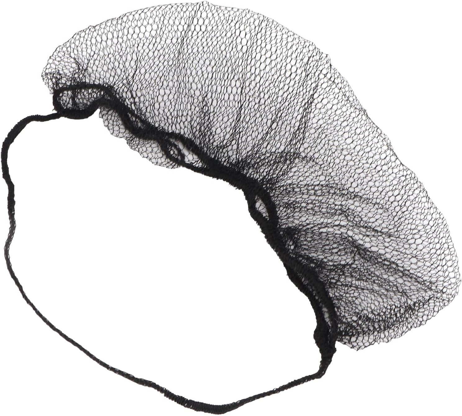 Beard Covers, Dispoable Beard Net 100Pcs for Food Production for Male (Black)