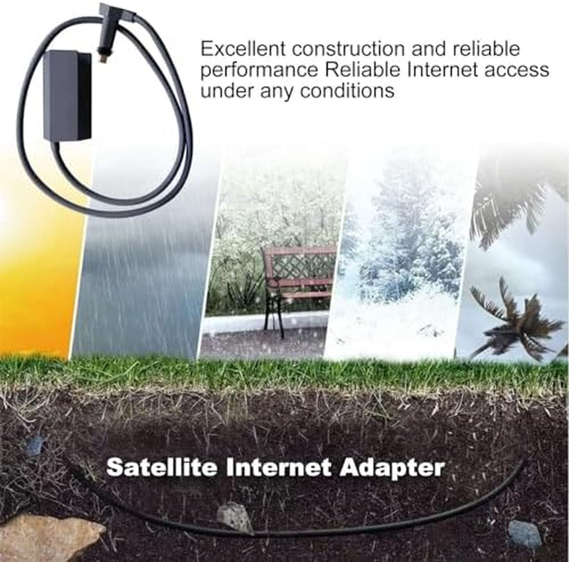 Ethernet Adapter for Starlink Rectangular Satellite Internet V2, Ethernet Adapter Satellite Internet Gen 2 for Rectangle Dish for Wired External Network image number 5