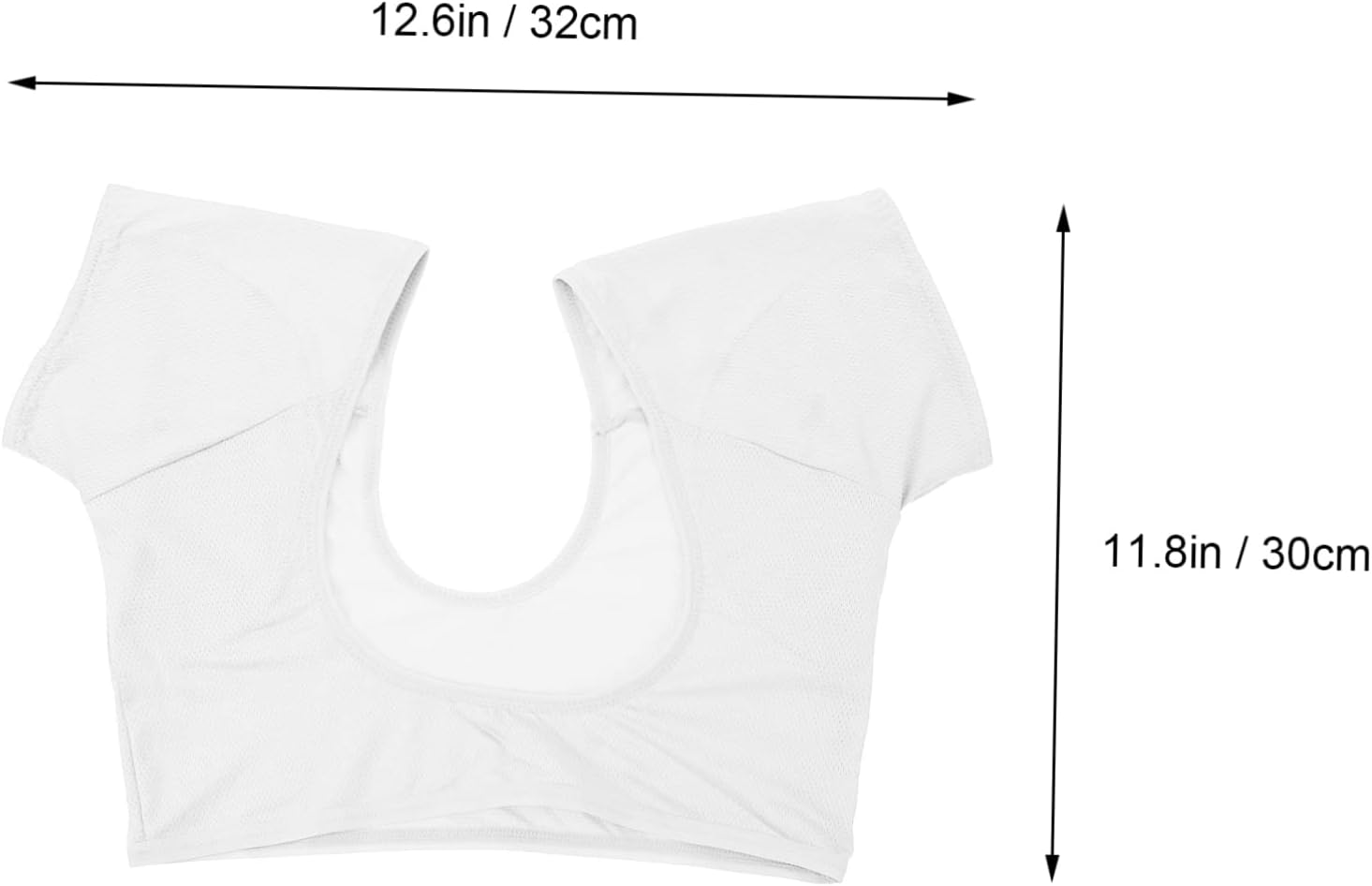 Healeved Underarm Protectors for under Arms Armpit Vest Shield Underboob Absorbent Sweat Pad under Arm Pads for Sweat Women Tank Blocker Polyester image number 6