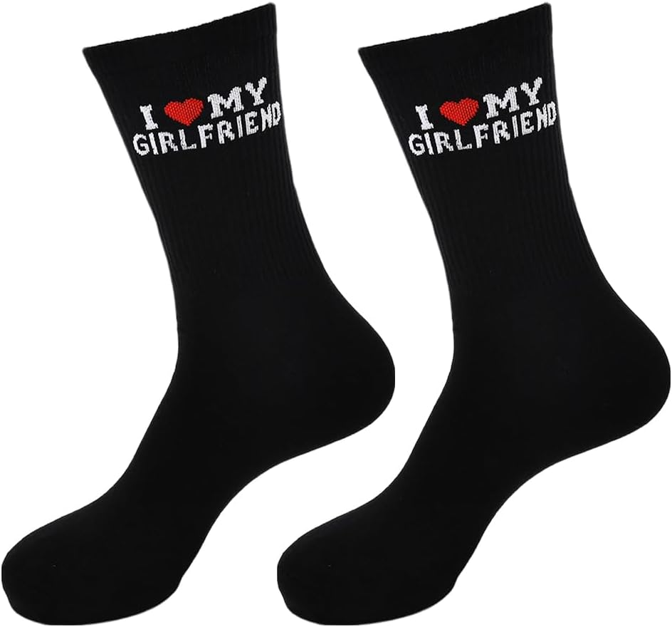 Valentines Day Socks Funny Couple Gifts for Boyfriend Girlfriend Gifts for Him Her Valentines'S Day Gifts for Couples Socks Gifts for Women Men