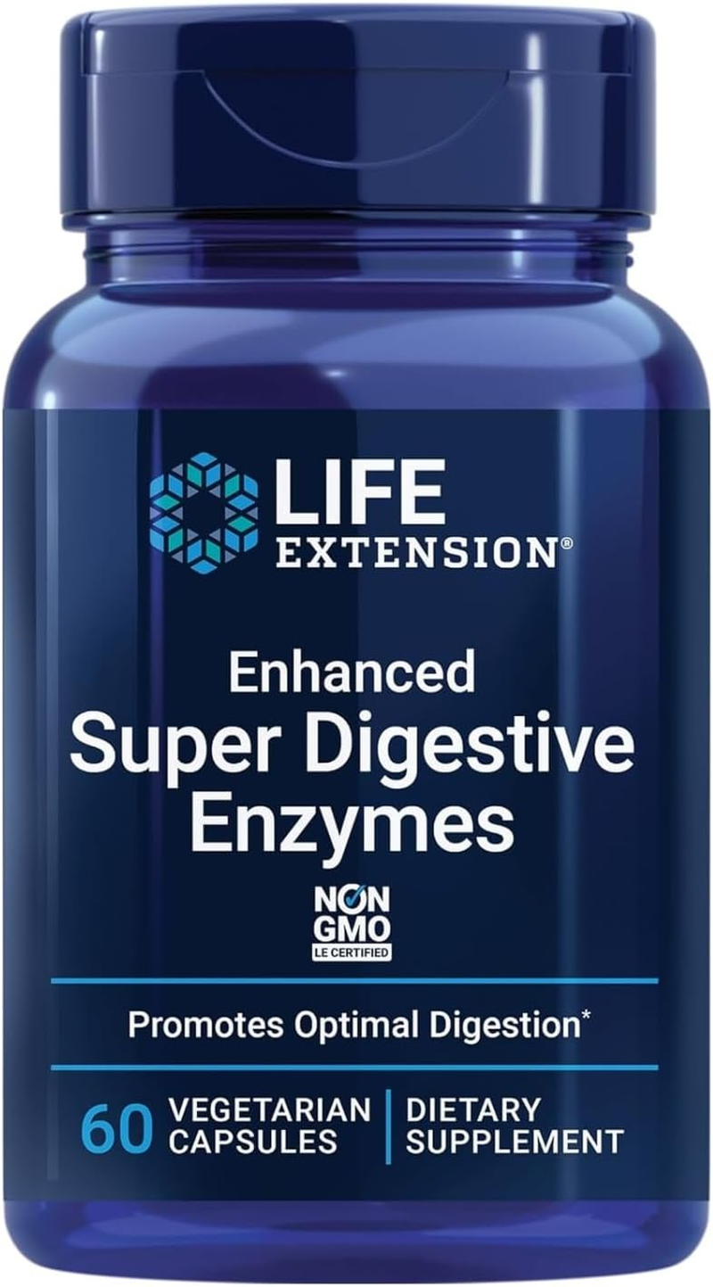 Life Extension Enhanced Super Digestive Enzyme, 60 Vegetarian Capsules image number 3