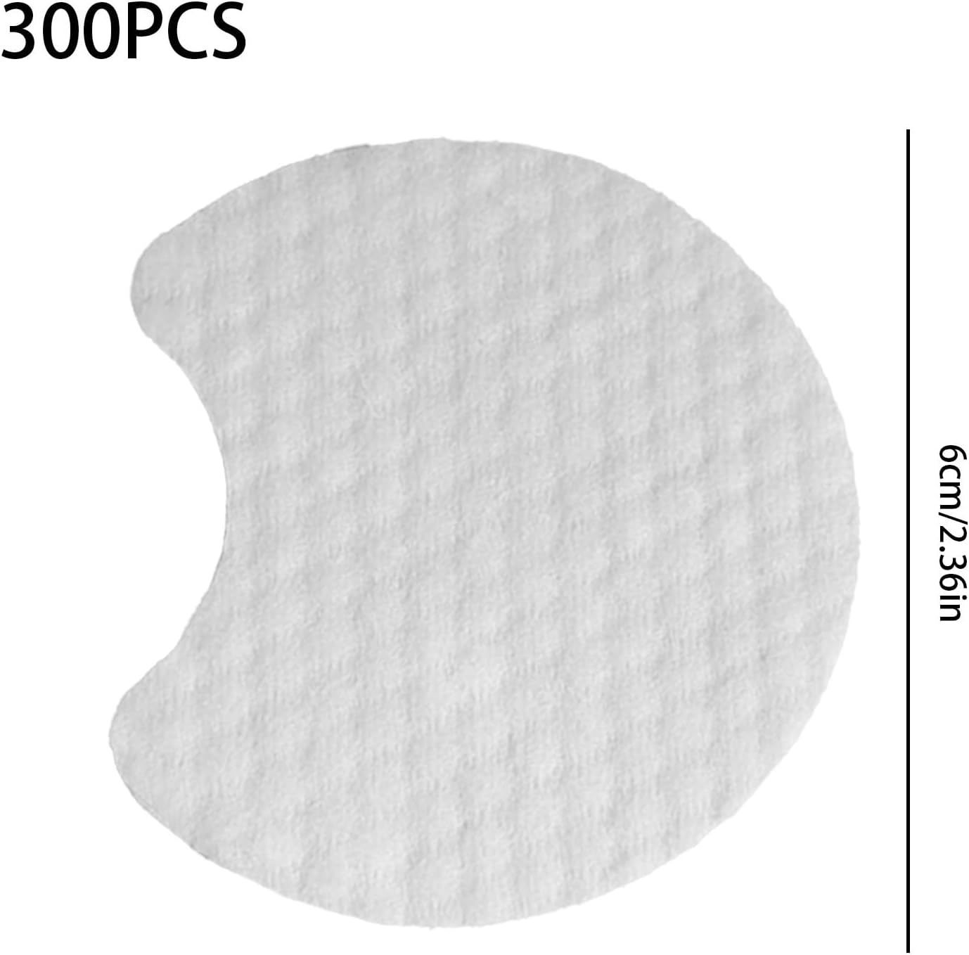 Makeup Remover Pads - Pure & Natural Facial Cleansing round Pads | Natural Soft Rounds Facial Tool for All Skin Types Home Travel Women Girls - 300 Pieces image number 3