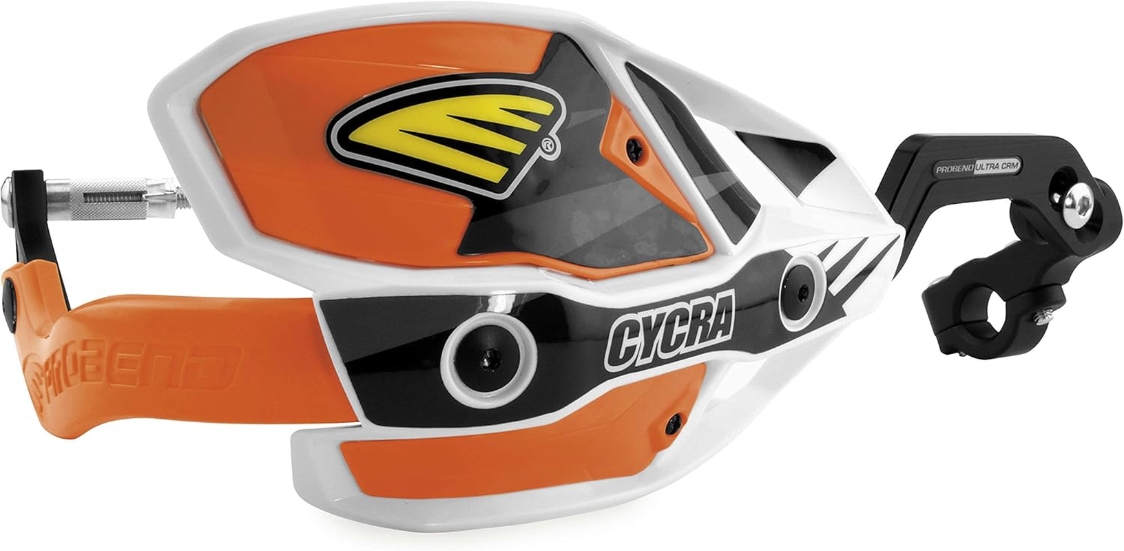 Cycra Ultra Probend CRM Wrap around Handguards - White/Orange 1CYC740822X