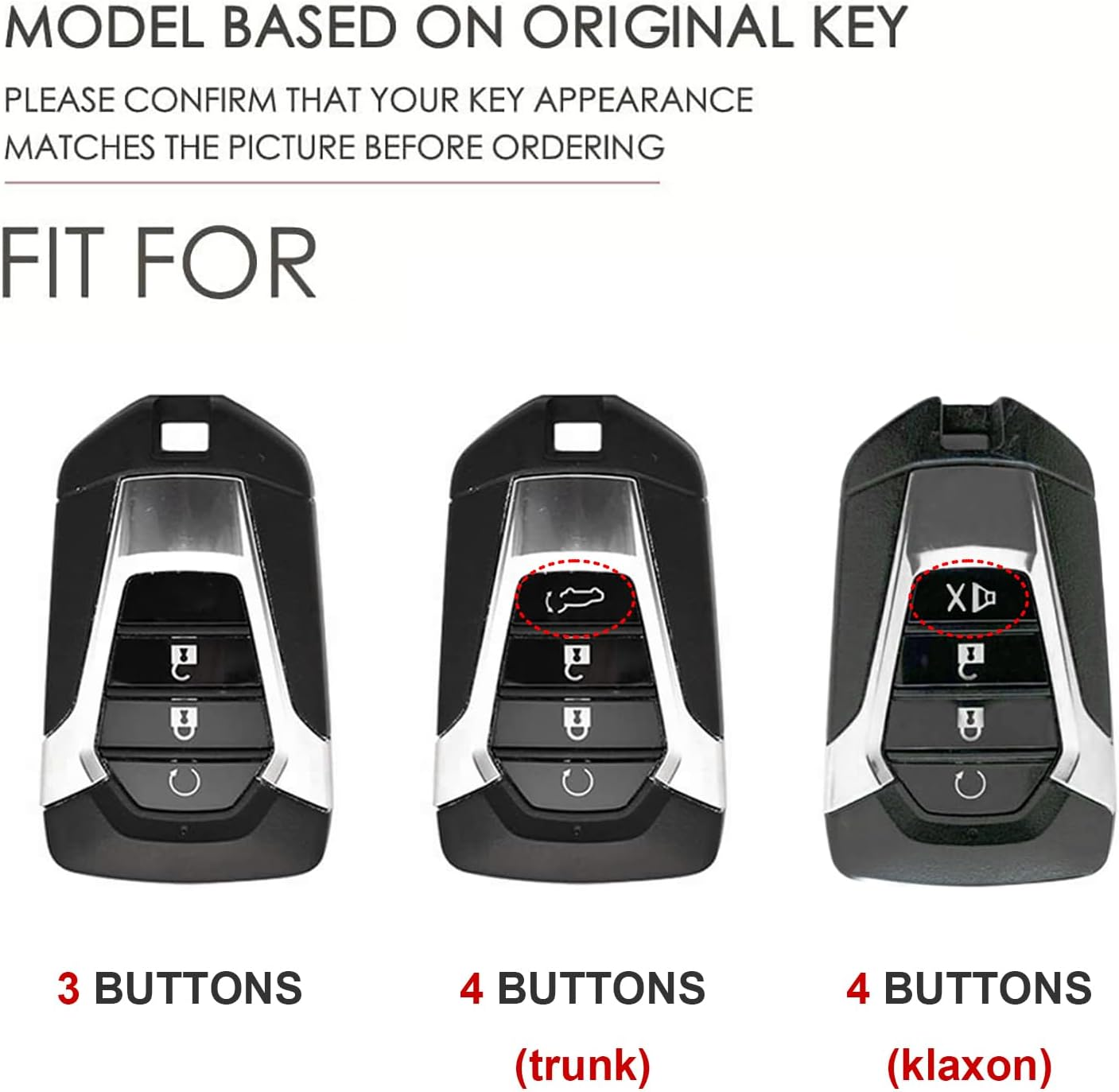 Ontto TPU Car Key Fob Cover Fit for Isuzu D-Max MU-X D Max AT35 for Mazda BT50 Pickup 2020 2021 2022 Onwards Key Holder Smart Case Shell Keyring Keychain Protector Accessories 3 Buttons Grey - 3 Buttons-Grey image number 2