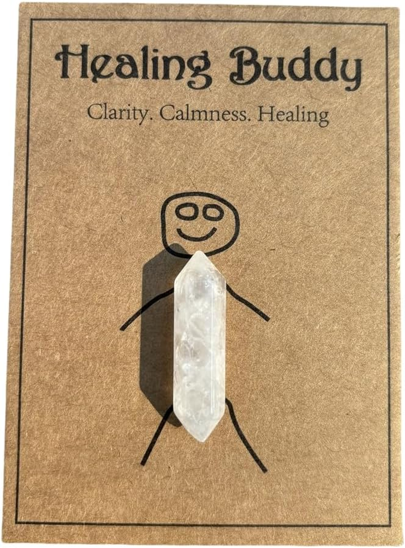 Crystal Point - Raw Healing Stone for Meditation, Energy, Decor (Clear Quartz)