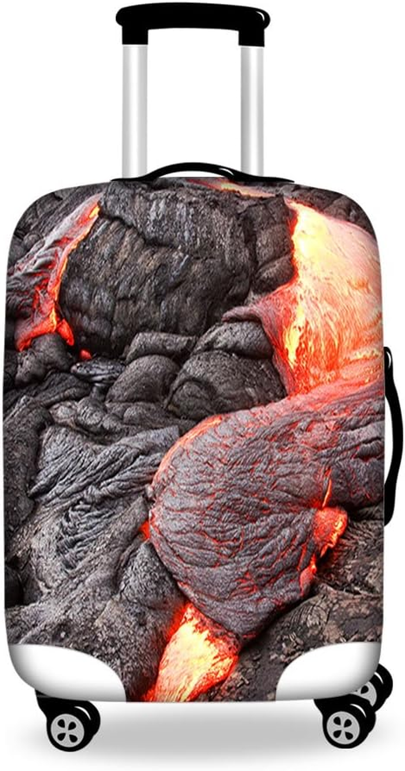 FOR U DESIGNS Men'S Cool -White Space Illusion Print Spandexuggage Case Cover M(22"-26" Cover) Lava image number 1