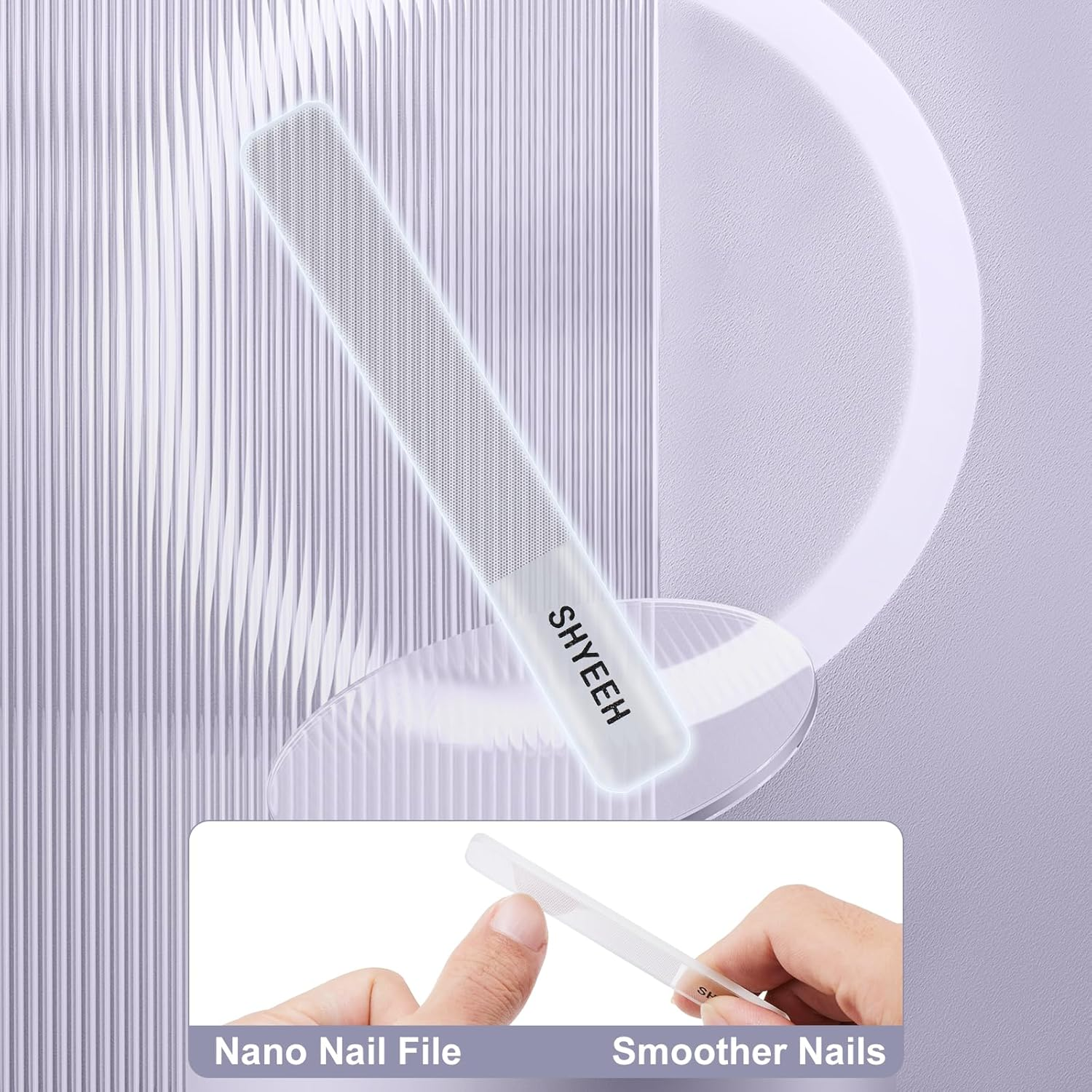 Manicure Set, 10 Pcs High-Carbon Steel Nail Clippers Set, Portable Mini Manicure and Pedicure Kit, Travel Grooming Nail Kit with Leather Bag for Men and Women - Pink image number 2