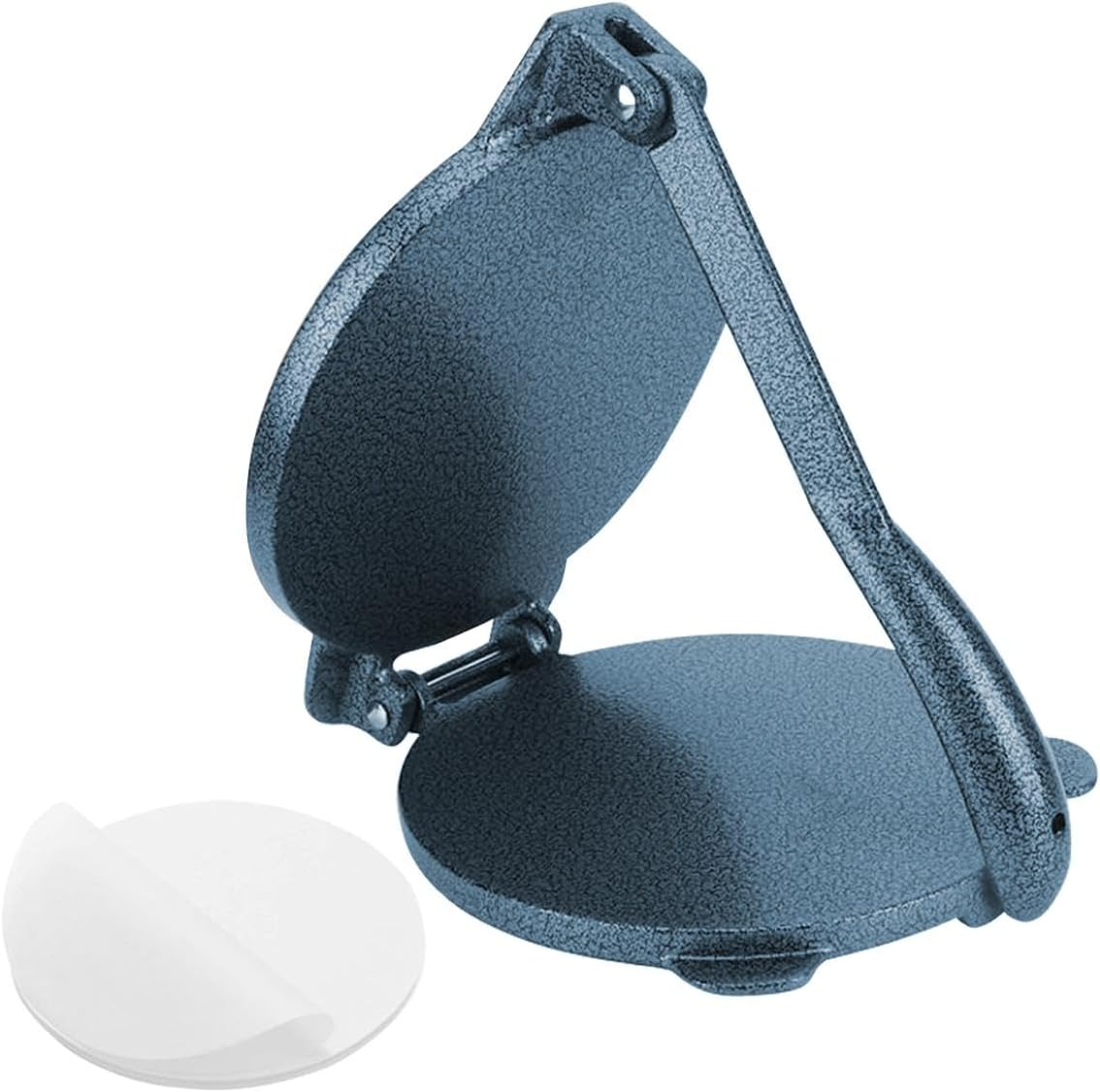 Kitment Cast Iron Tortilla Press, 8 Inch Tortilla Maker, Heavy Gauge Flour Corn Press Rotis Press, Dough Press with 100Pcs Parchment Paper image number 5