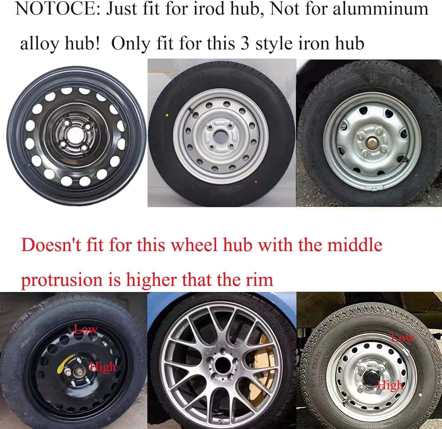 YOLOCKEY 15" Silver Wheel Rim Cover Hubcaps Replacement R15 Hub Caps Snap on Universal Wheel Rim Cover ABS Exterior Accessories for Car Trunk SUV Set of 4 image number 3