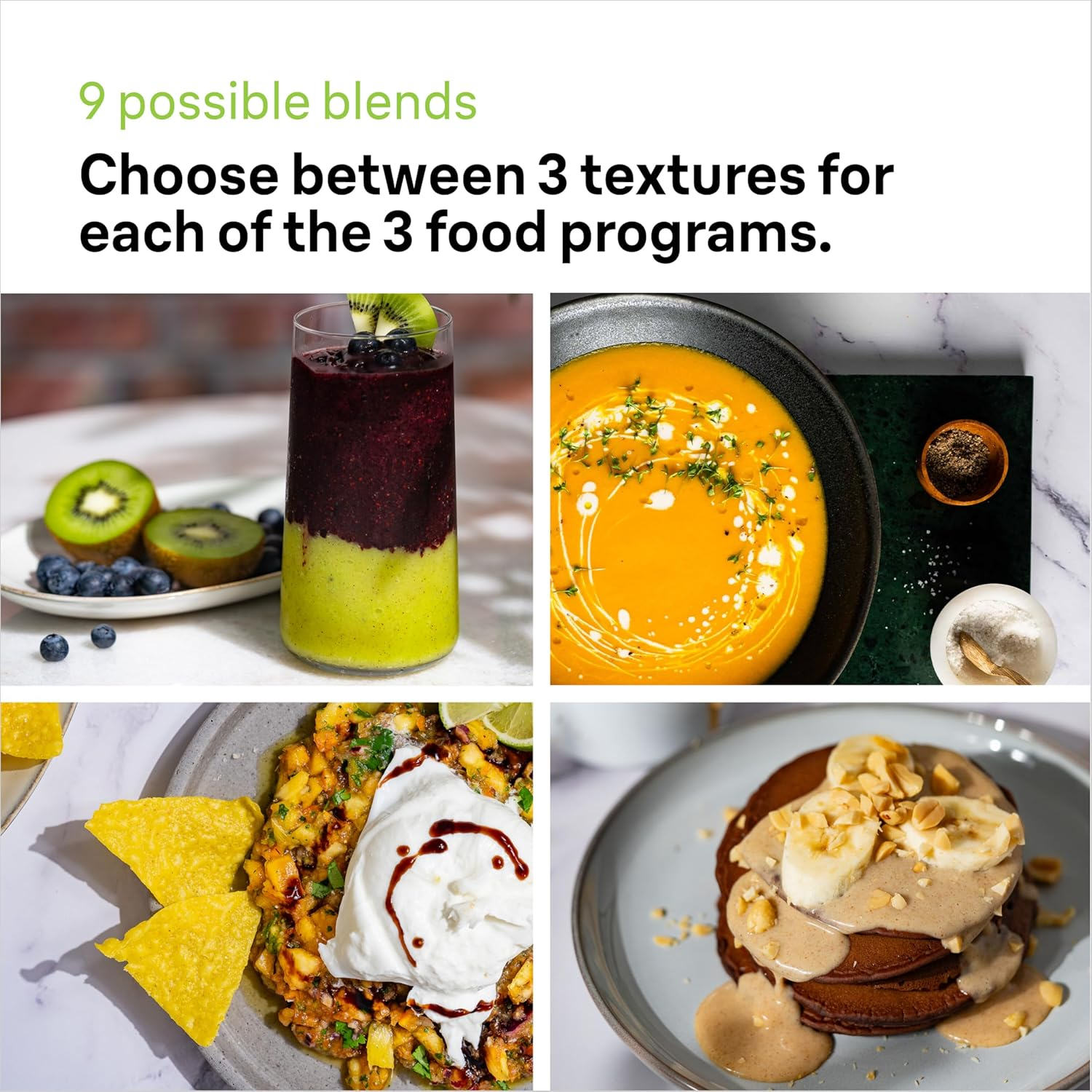 Braun Household Powerblend 7 JB7550BK, Jug Blender with Triangular Glass Jug, 10 Speed + Pulse Function, Precisioncrush Blade, Clean Program, Tamper and 600Ml Bottle Included, 1400W, Black image number 5