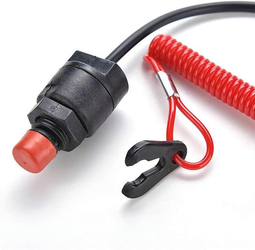 Boat Outboard Engine Motor Kill Stop Switch Safety Tether Lanyard for Yamaha- Essential for Secure Boating image number 2