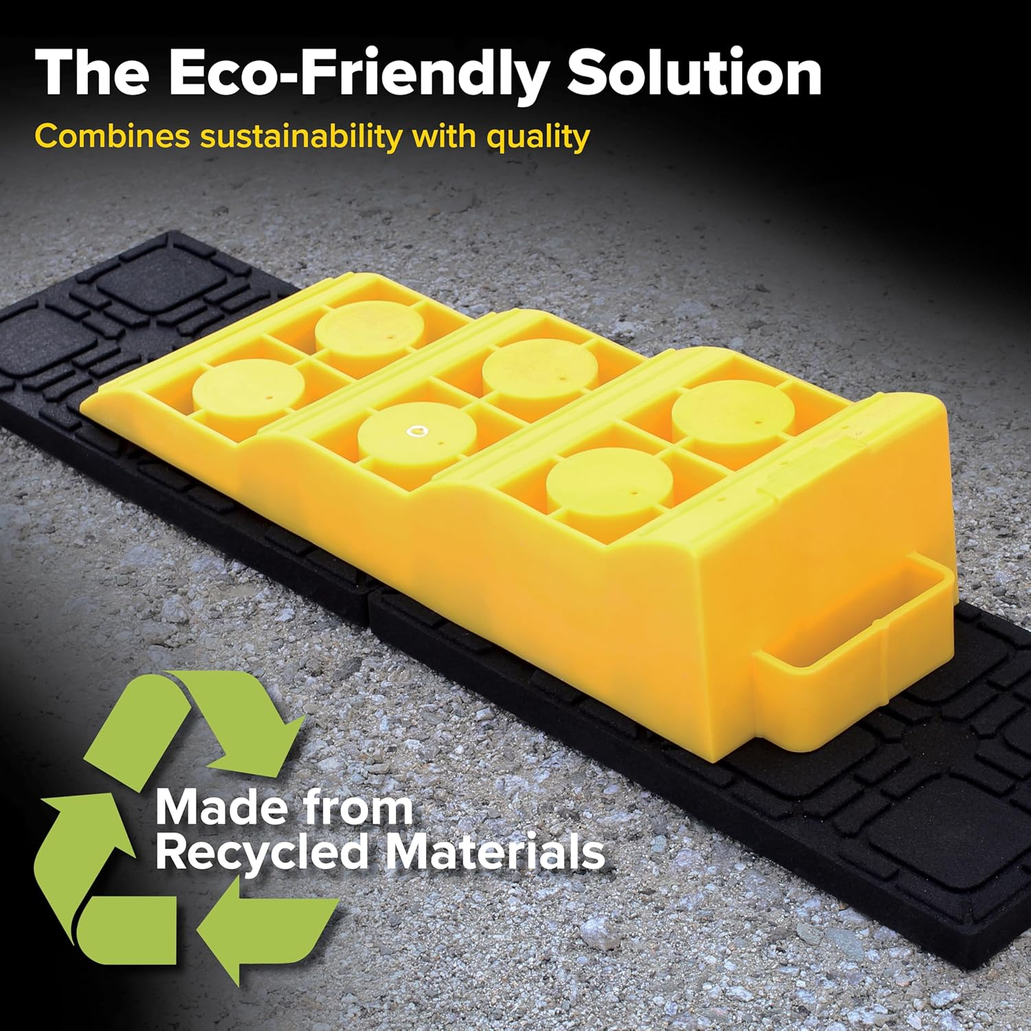 Camco 44601 8.5" X 17" Leveling Block Non Slip Pad